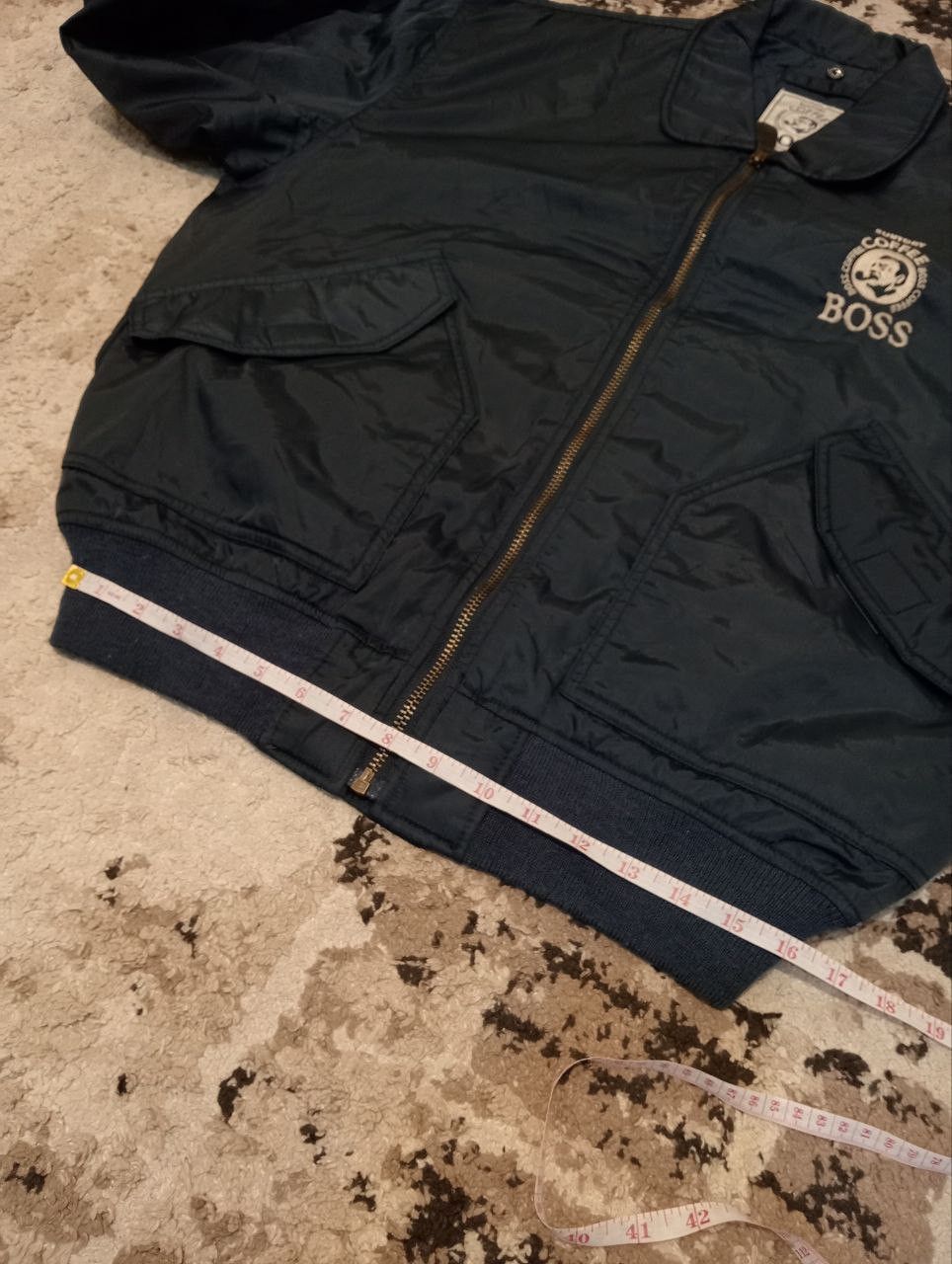 Japanese Brand Vintage BOSS COFFEE Bomber Jacket Size US L / EU 52-54 / 3 - 11 Thumbnail