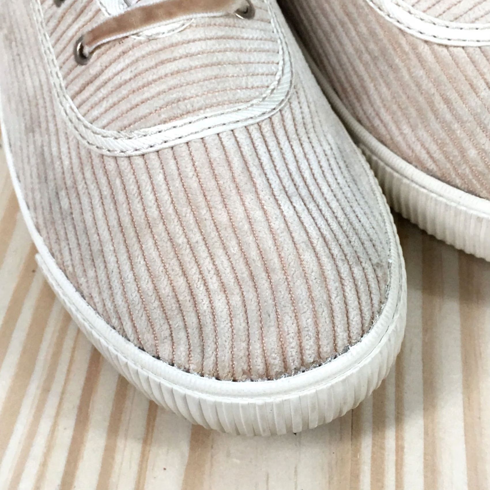 Toms TOMS Shoes Womens 7.5 Carmel Corduroy Beige Low Top Sneakers Casual Size M / US 6-8 / IT 42-44 - 5 Thumbnail