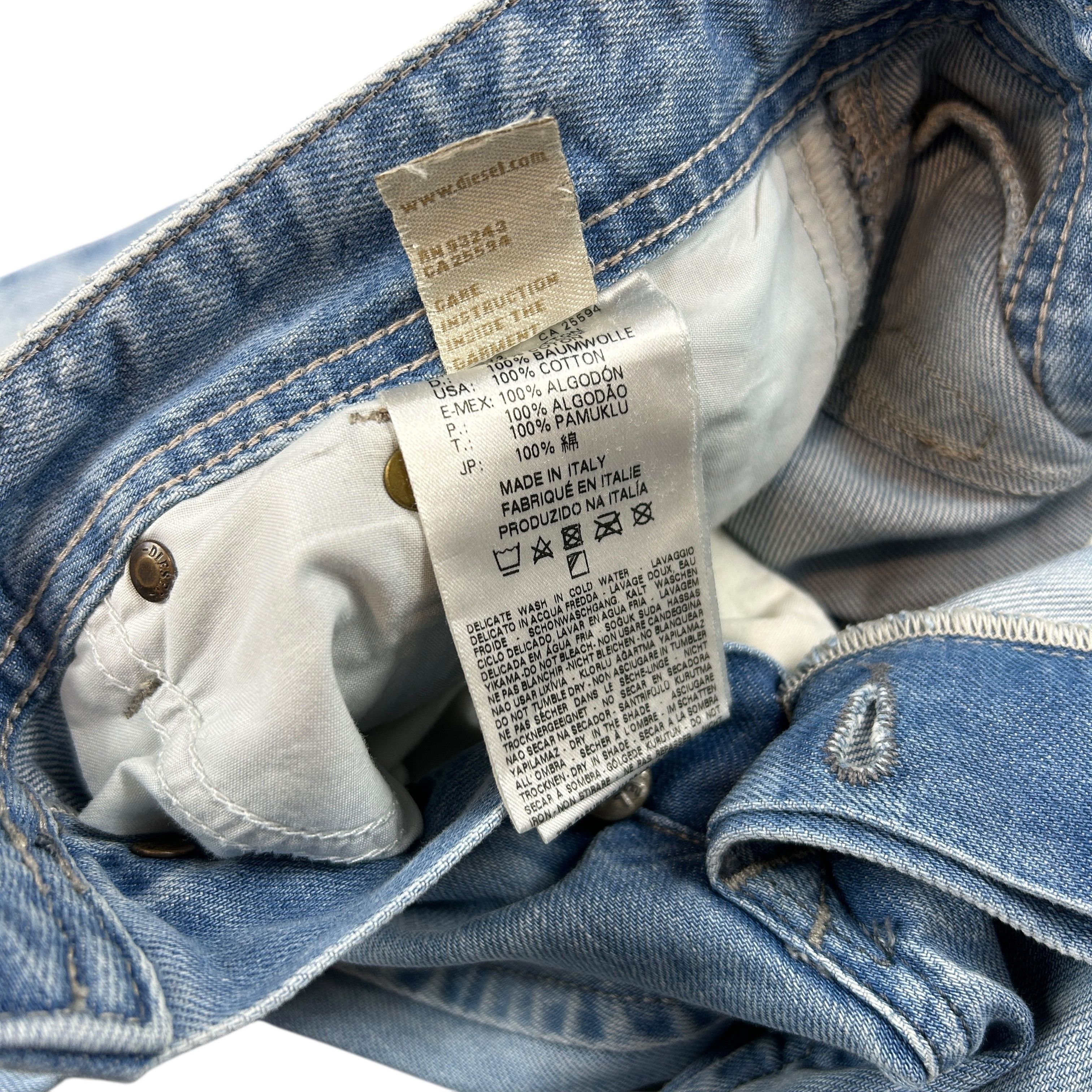Diesel Diesel Darron Regular Slim Tapered Blue Denim Jeans W30L32 Size US 30 / EU 46 - 8 Thumbnail