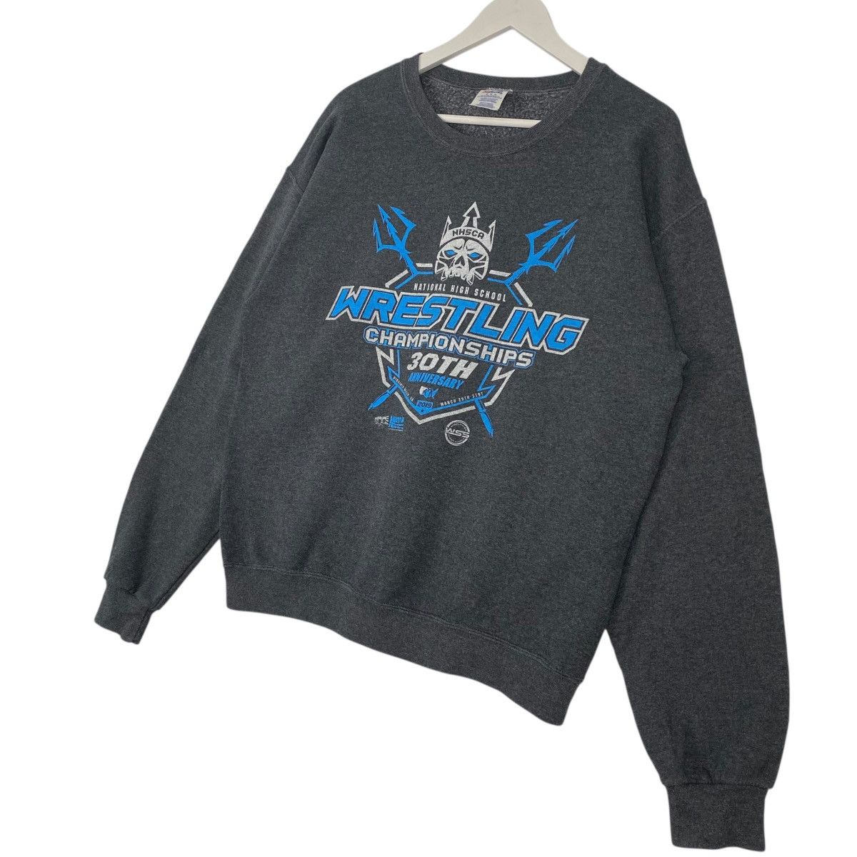 Other Vintage Champion Wrestling National High School Dark Grey Size US M / EU 48-50 / 2 - 2 Thumbnail