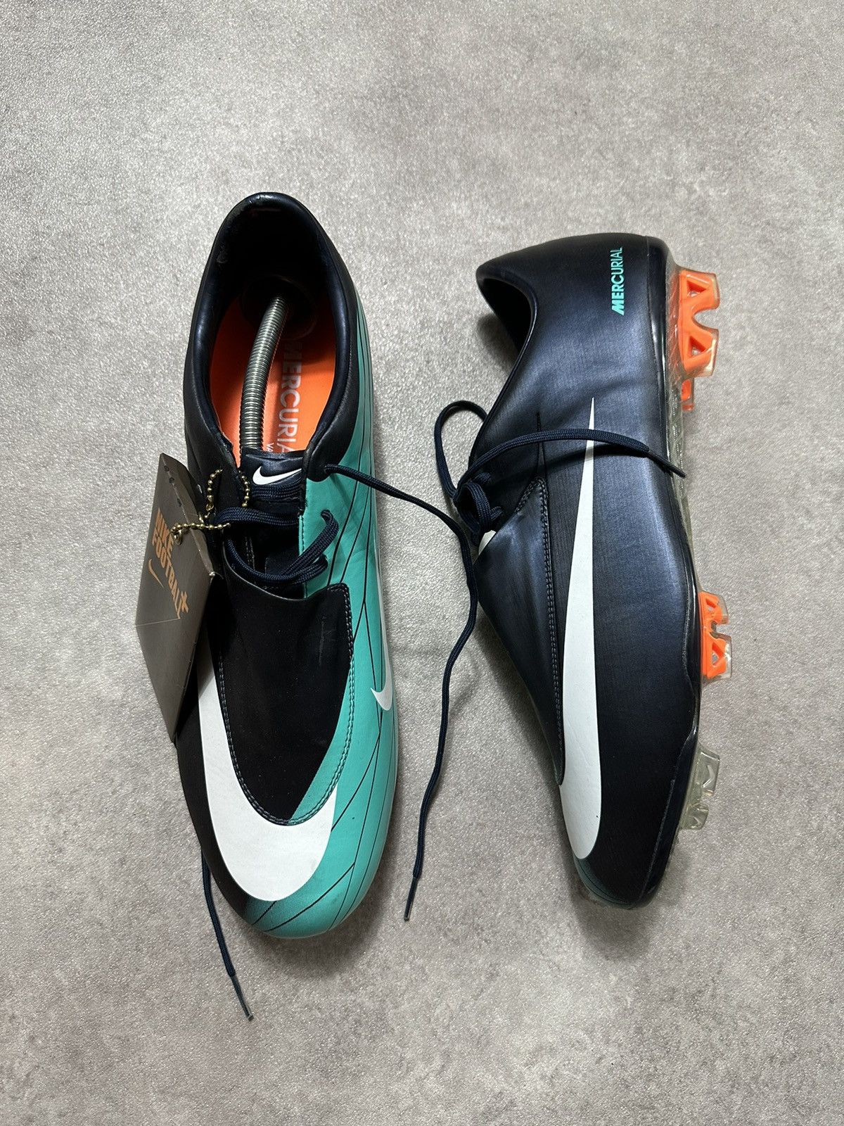image of Mens Boots Vintage Nike Mercurial Vapor Vi Fg Pro in Dark Green (Size 13)