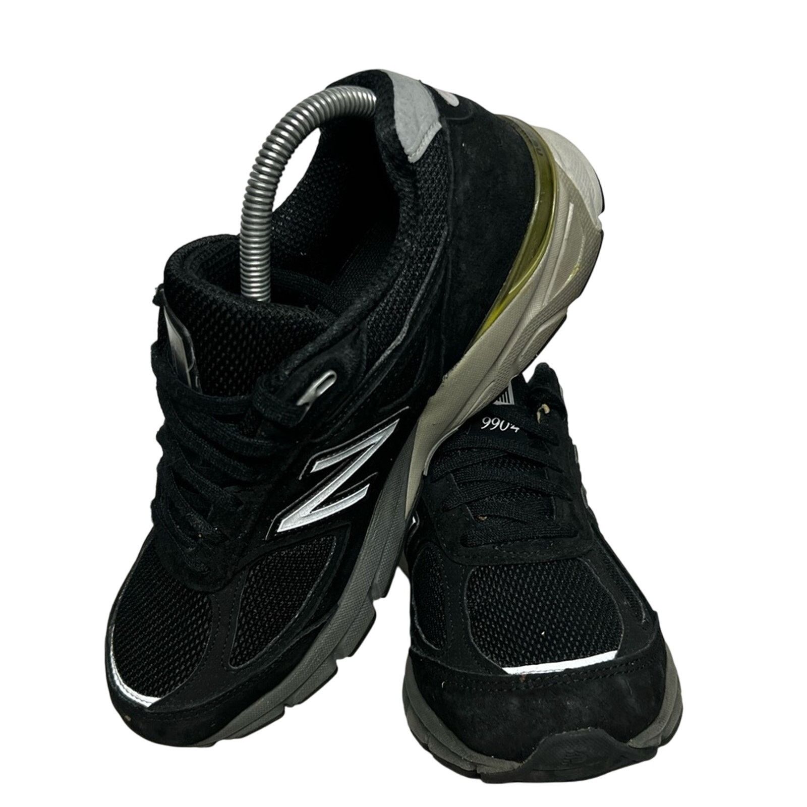 New Balance New Balance 990V5 Womens Shoes 8 US Black Suede W990BK5 Size US 8 / IT 38 - 3 Thumbnail