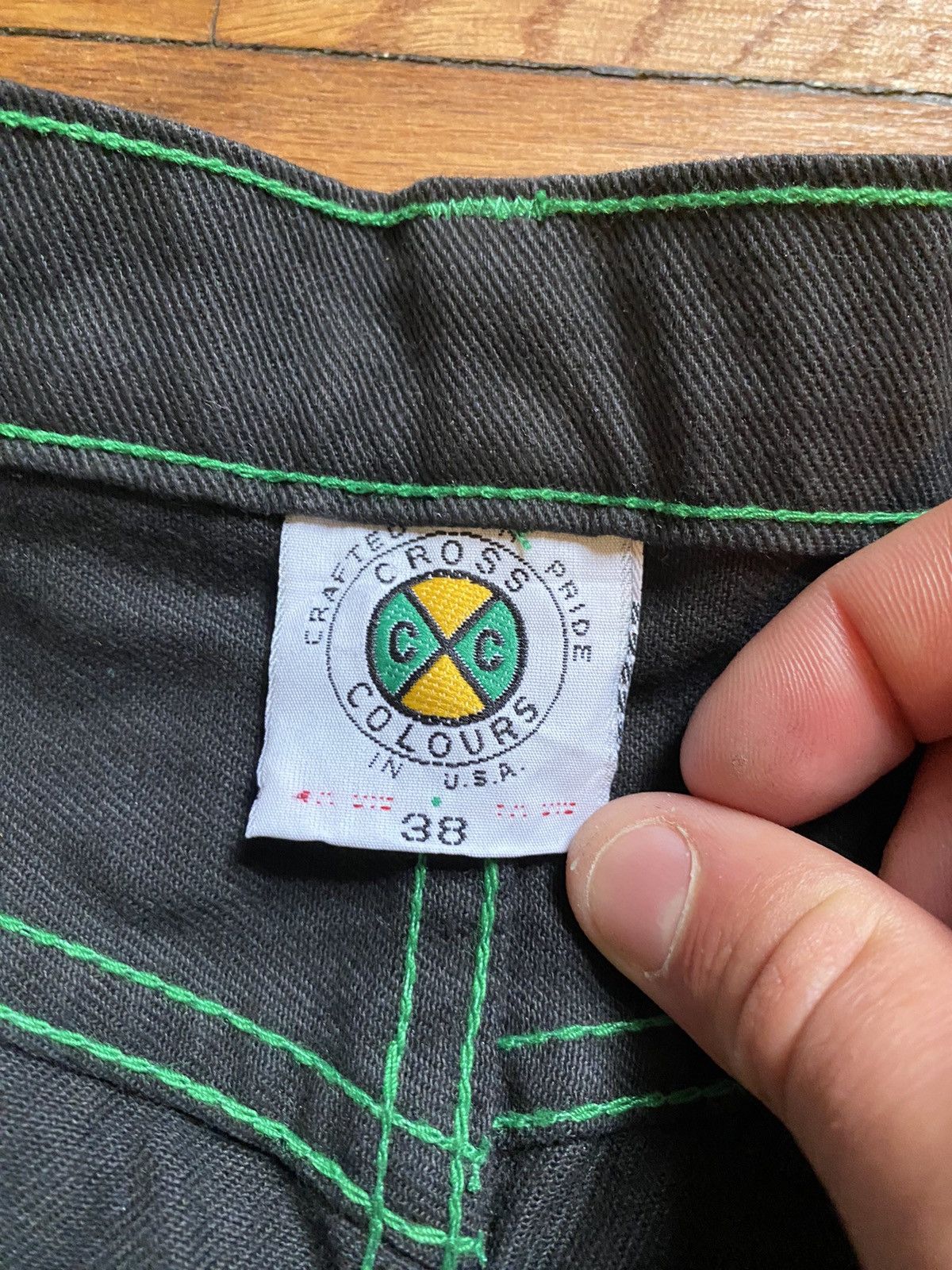 Cross Colours × JNCO × Vintage Deadstock Vintage 90s Cross Colours Jorts Size US 38 / EU 54 - 5 Thumbnail