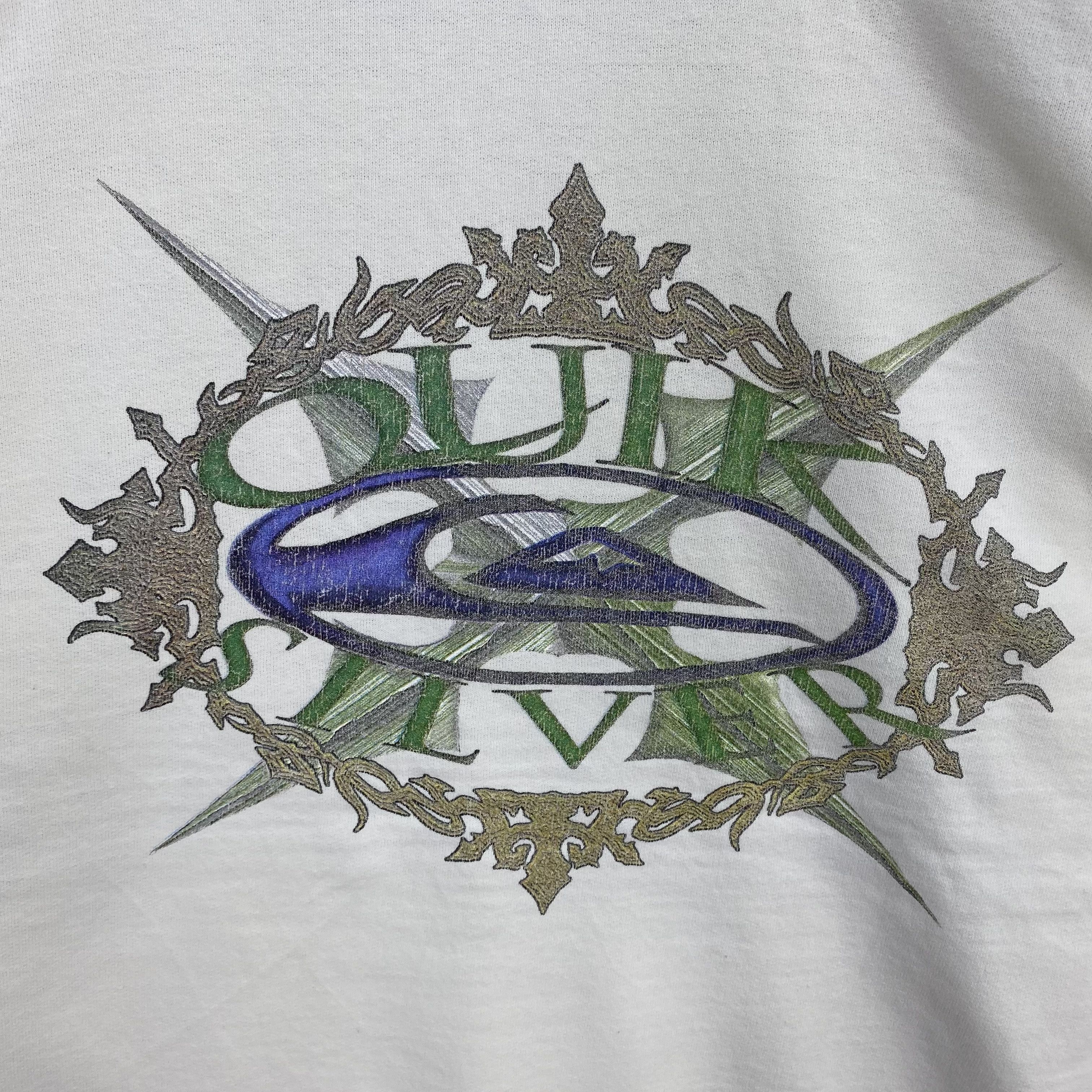 Quiksilver Vintage 90s Distressed Quiksilver Sweatshirt Surfware Size US XXL / EU 58 / 5 - 4 Thumbnail