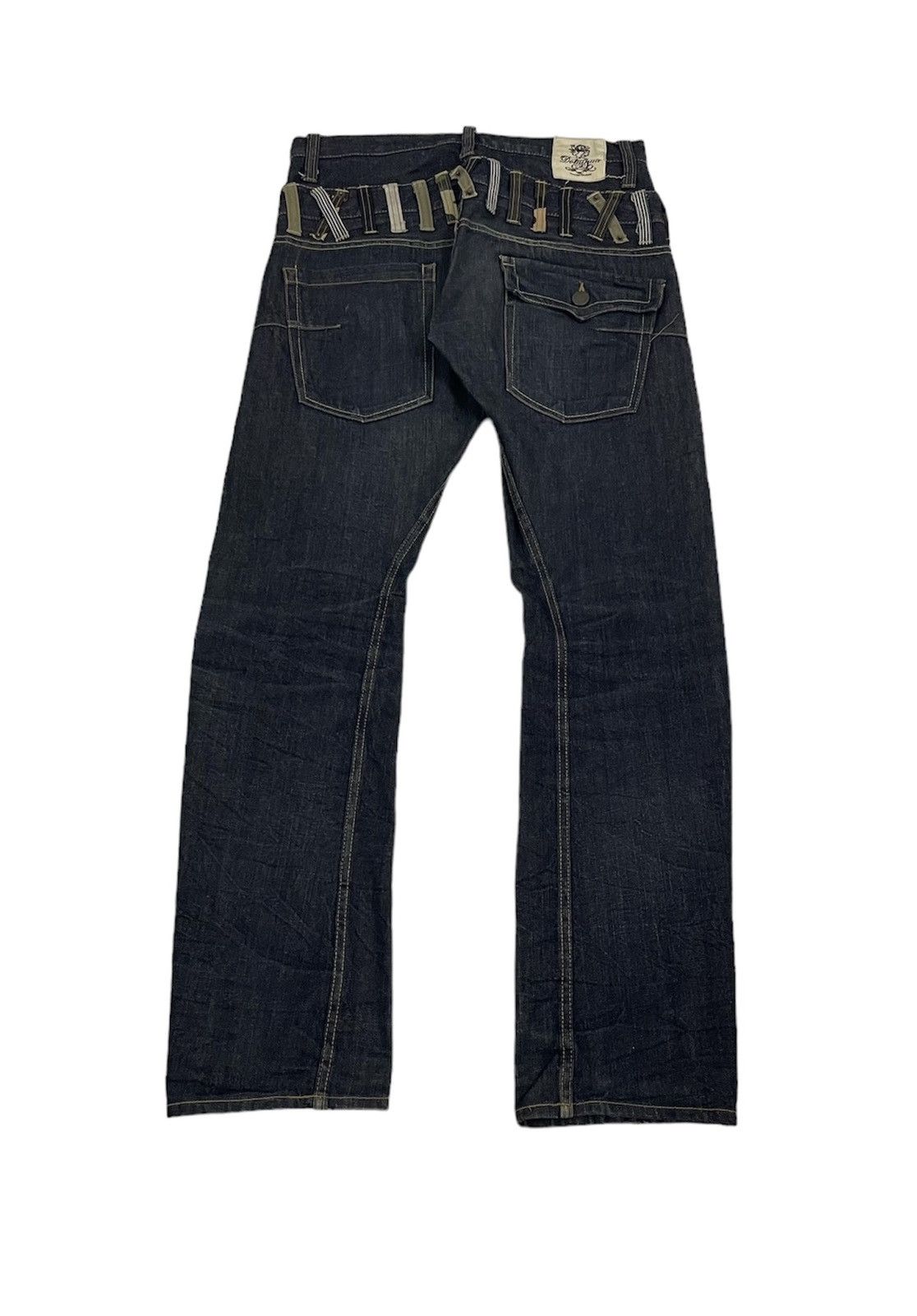 PPFM Dominate Handcrafted Japan Double Waist Jeans Size US 32 / EU 48 - 1 Thumbnail