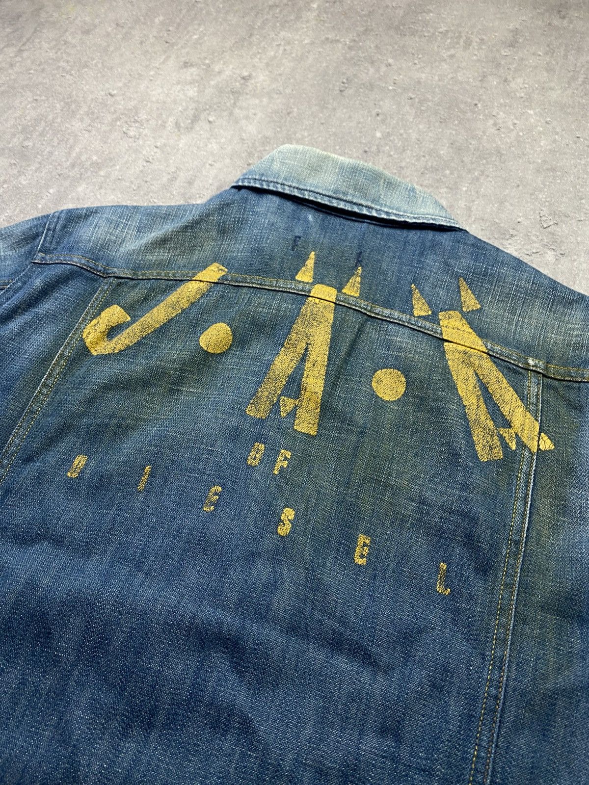Diesel Denim jacket Diesel J.A.A. jeans vintage rare streetwear y2k Size US L / EU 52-54 / 3 - 6 Thumbnail