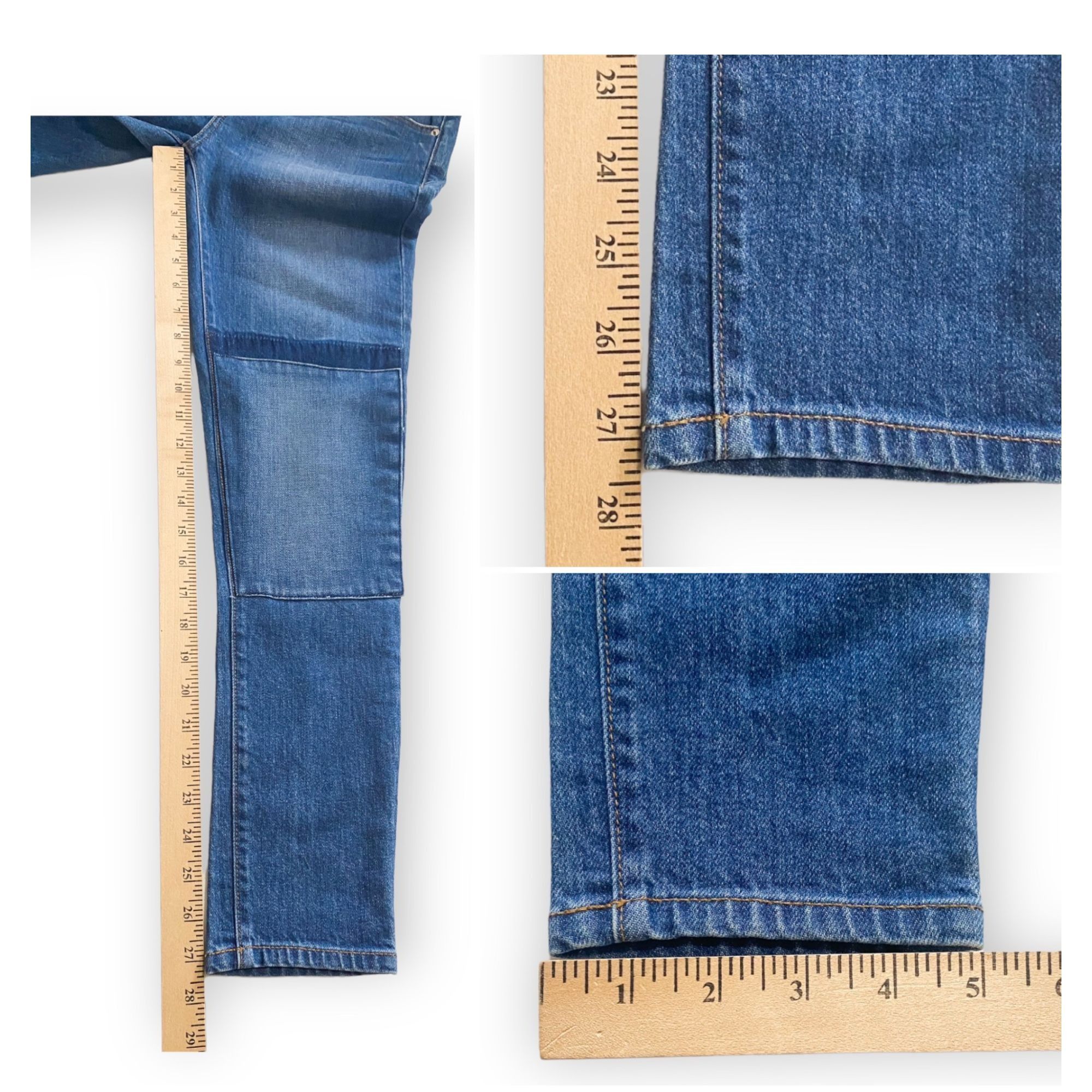 Derek Lam 10 Crosby Derek Lam 10 Crosby Mid Rise Authentic Devi Skinny Blue Jean Size 27" / US 4 / IT 40 - 13 Thumbnail