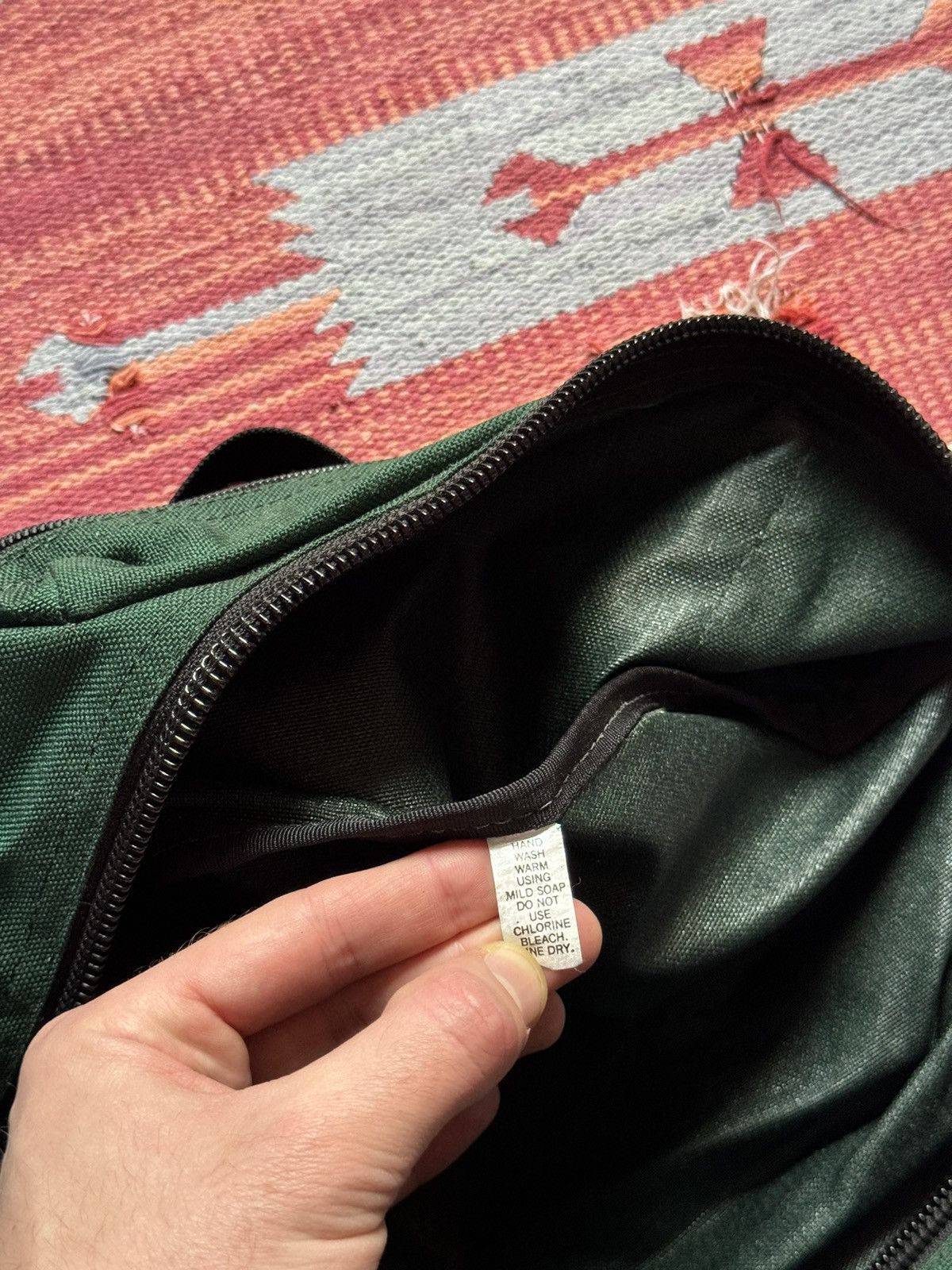 Vintage Vintage 90’s MEI Kawa Made In USA Green Outdoor Waist Bag Size ONE SIZE - 7 Thumbnail