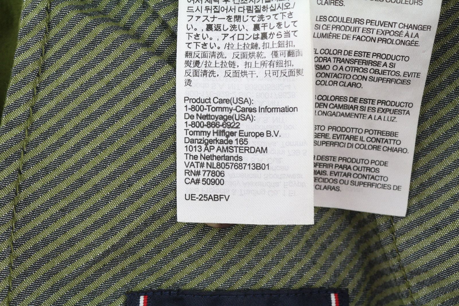 Tommy Hilfiger DENTON CHINO STRETCH W38/L34 Green Corduroy 85019 Size US 38 / EU 54 - 9 Thumbnail