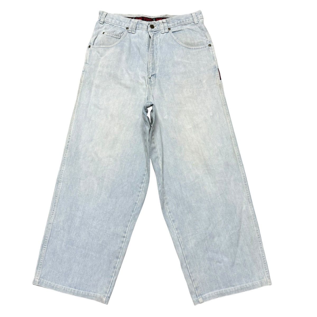 Dogtown Vintage y2k Dogtown Light Wash Denim Baggy Jeans Size US 32 / EU 48 - 2 Thumbnail