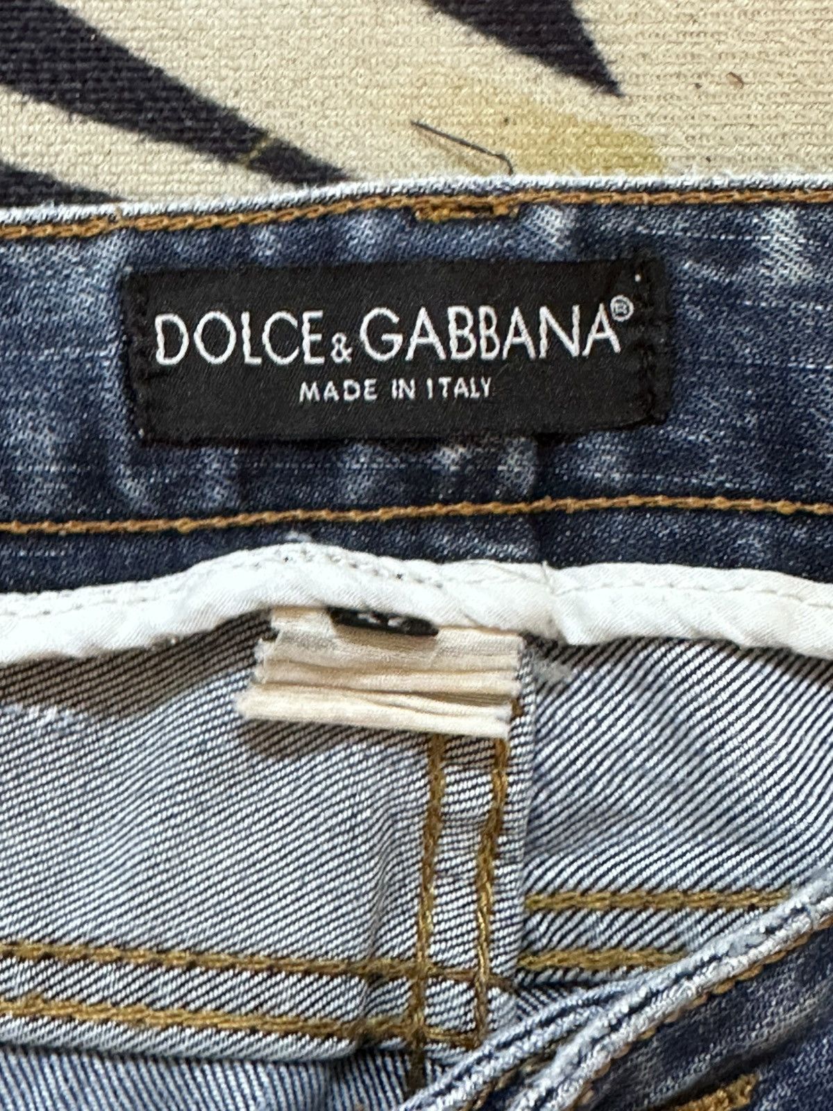 Dolce & Gabbana Vintage Dolce&Gabbana Mudwash Skinny Denim Size US 33 - 9 Thumbnail