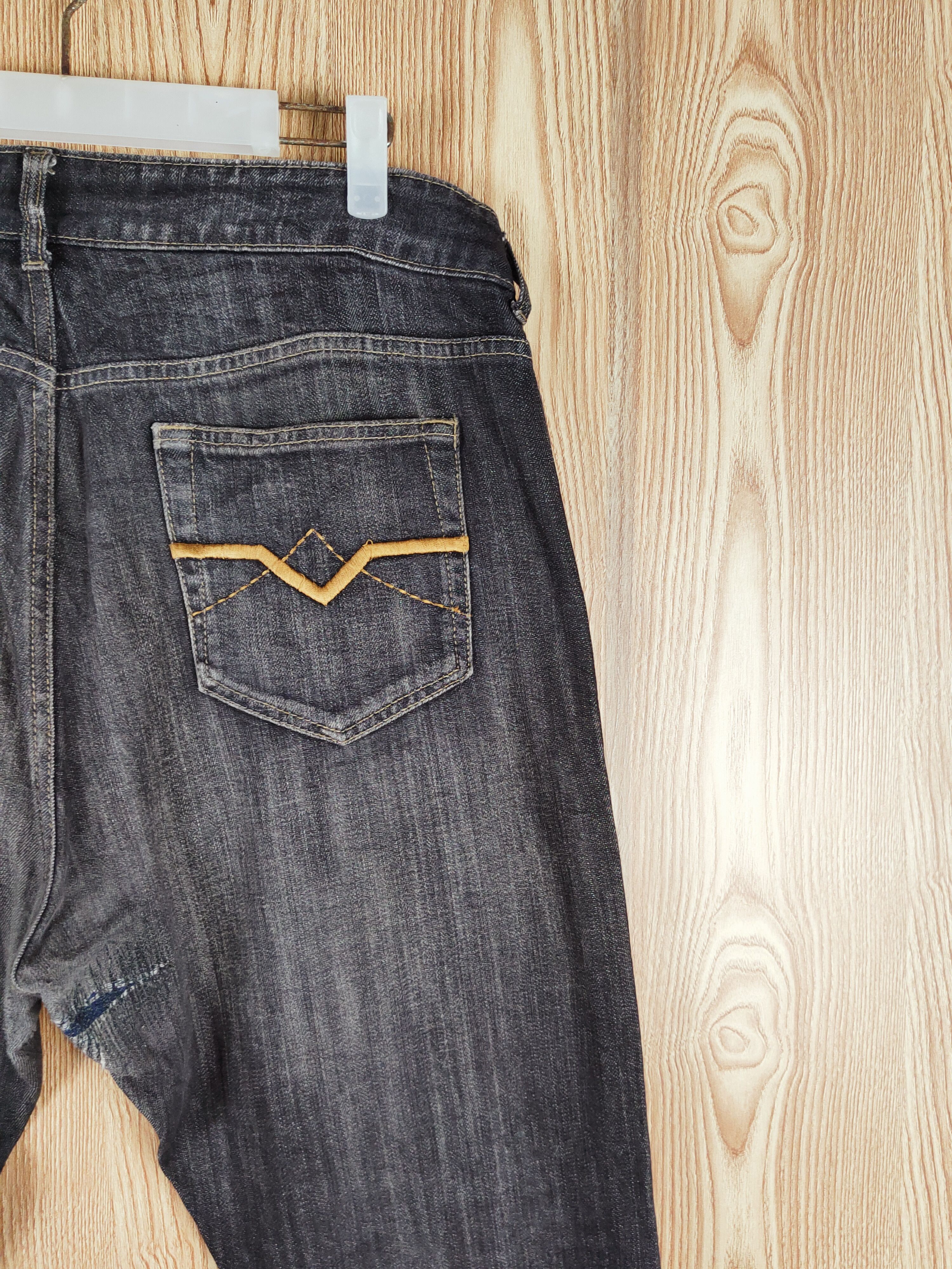Japanese Brand Japanese Brand Black Faded Distressed Ripped Jeans #S2722 Size US 35 - 11 Thumbnail