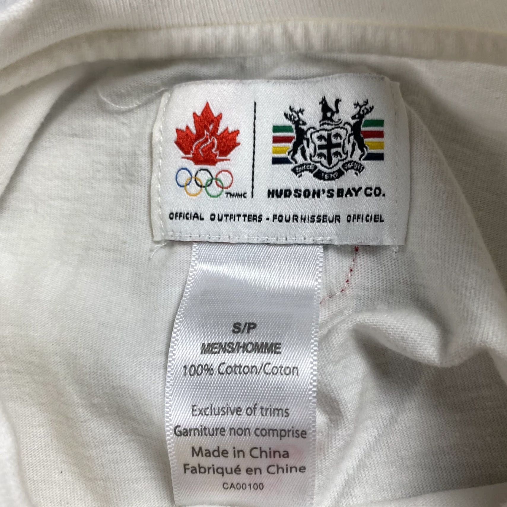 Vintage VINTAGE HUDSON'S BAY CANADA Olympic Logo T-Shirt Shirt Mens S White 2016 Olympic Rio Canada Bear 2016 Mens Size US S / EU 44-46 / 1 - 4 Thumbnail