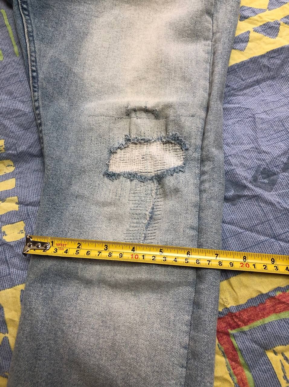 Allsaints Vintage Allsaints Jeans Distressed Denim Faded Y2K Style Size US 34 / EU 50 - 10 Thumbnail