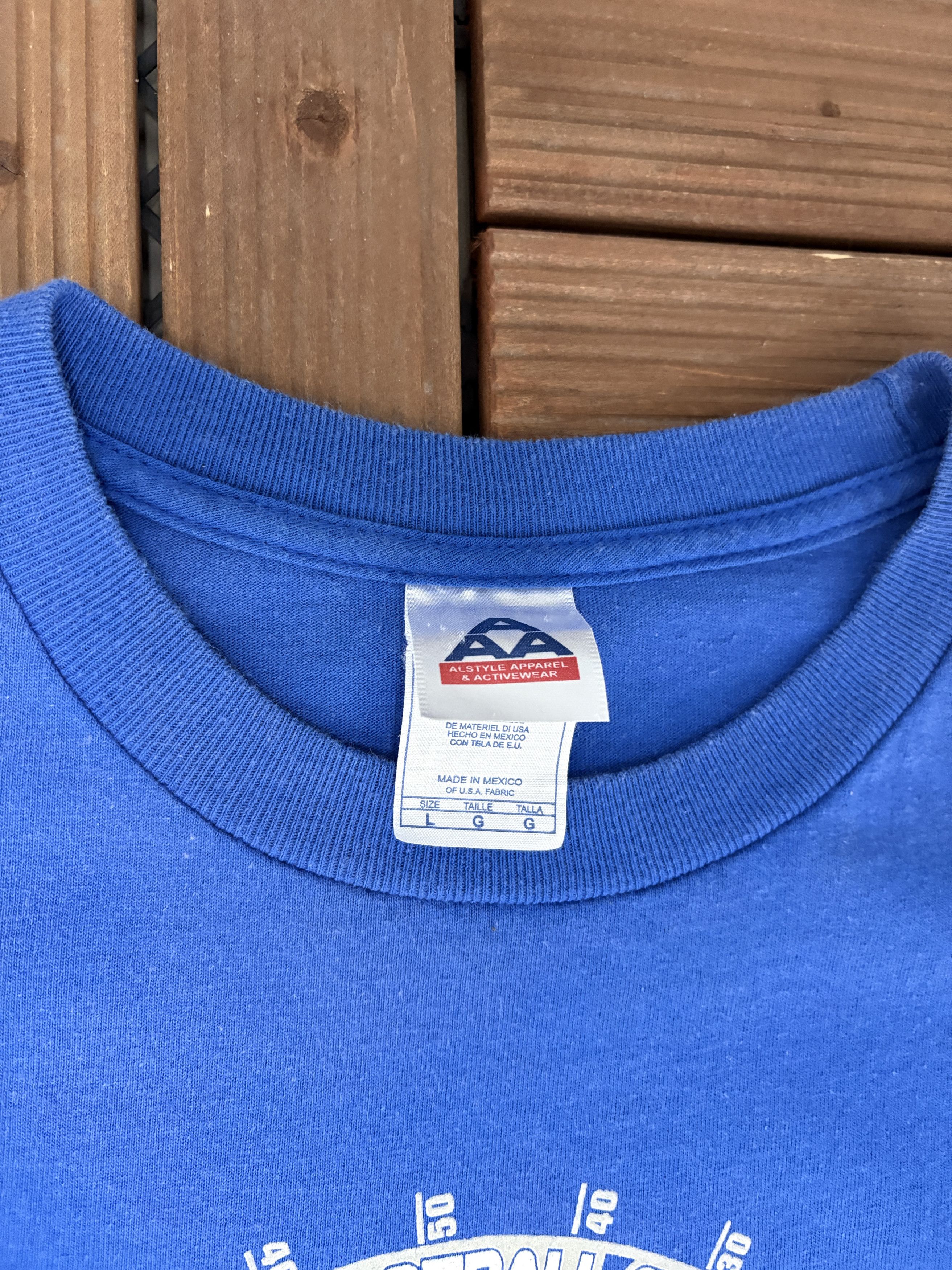 Vintage Indianapolis Colts 2006 AFC Champions Vintage Blue T-Shirt Size US L / EU 52-54 / 3 - 5 Thumbnail