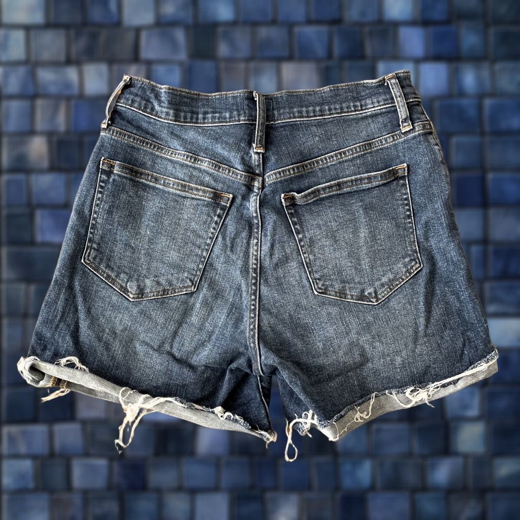 J.Crew J.CREW Cut-Off Denim Shorts Women's Size 26 Waist 28 High Rise Blue 5-Pocket Vintage No Regular Rise Casual Summer Size 26" / US 2 / IT 38 - 1 Thumbnail
