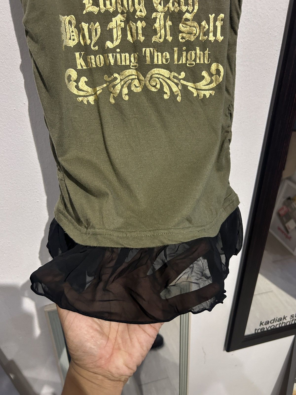 Japanese Brand Gospital Y2K EMO GOTH GIRL STYLE AVANT GARDE MADE IN JAPAN Size S / US 4 / IT 40 - 3 Thumbnail