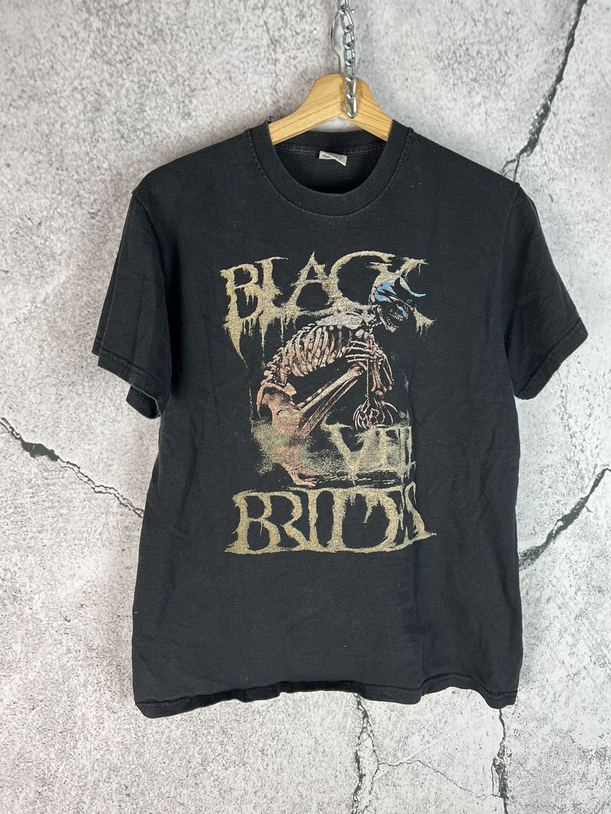 Band Tees Vintage Y2K Black Veil Brides Skull Black Tee Size US M / EU 48-50 / 2 - 1 Thumbnail