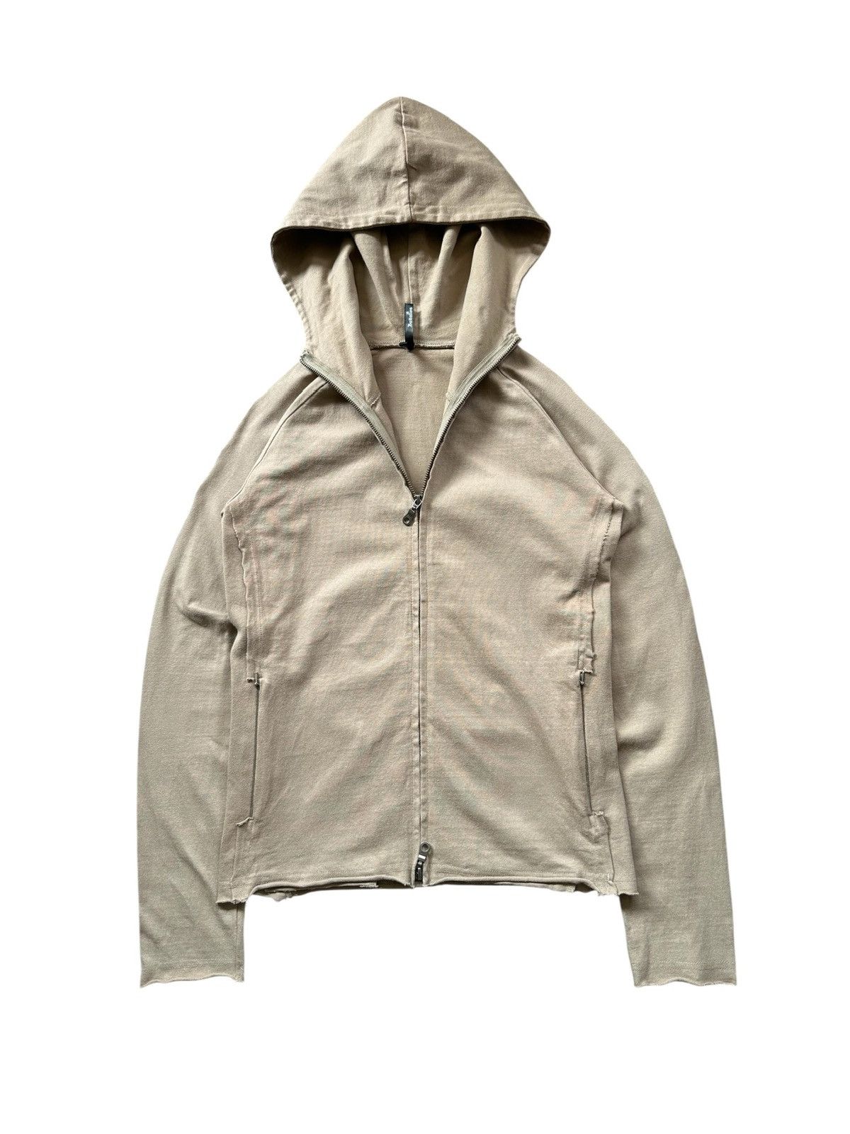 14th Addiction 00's Battalion Japan raw edge slim zipper hoodie Size US S / EU 44-46 / 1 - 2 Thumbnail