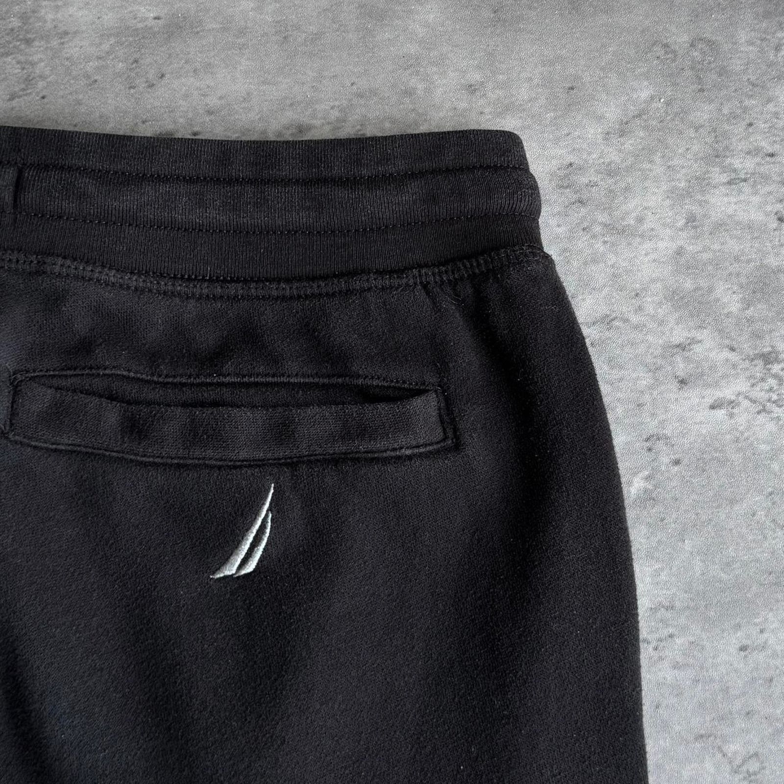 Japanese Brand × Nautica × Vintage Vintage Y2K Nautica Baggy Black Grunge Opium Sweatpants Size US 31 - 3 Thumbnail
