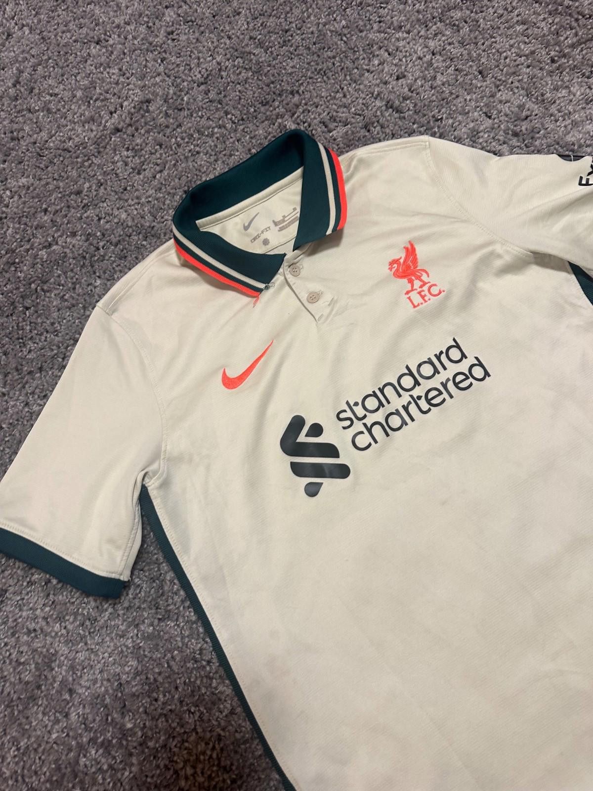 Nike #69 Elliot Liverpool FC 21/22 Away Football Shirt Jersey XL Size US XS / EU 42 / 0 - 3 Thumbnail