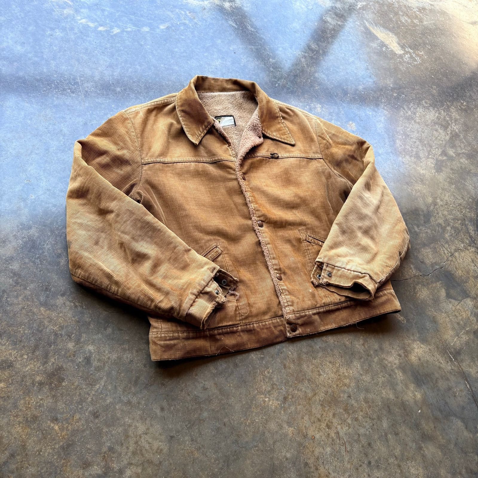 Vintage Crazy True Vintage Maverick Faded Corduroy Coat Size US L / EU 52-54 / 3 - 3 Thumbnail