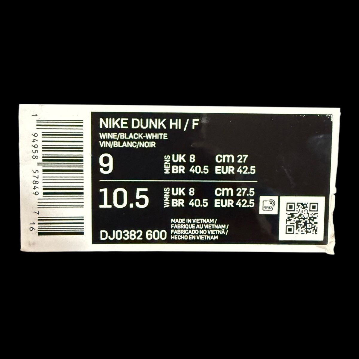 Nike Nike Dunk High Beijing Fragment Size US 9 / EU 42 - 3 Thumbnail