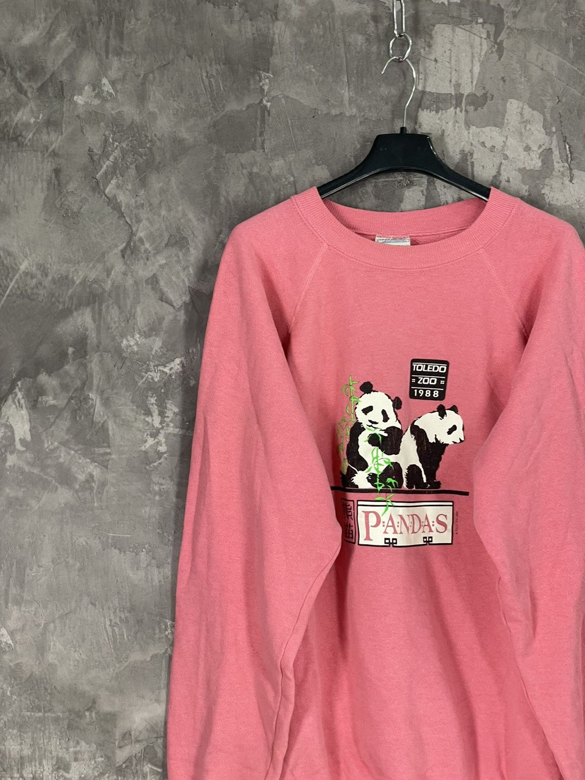 Japanese Brand × Vintage Crazy Vintage 90s Panda Animal Nature Wildlife Sweatshirt Size US XL / EU 56 / 4 - 3 Thumbnail