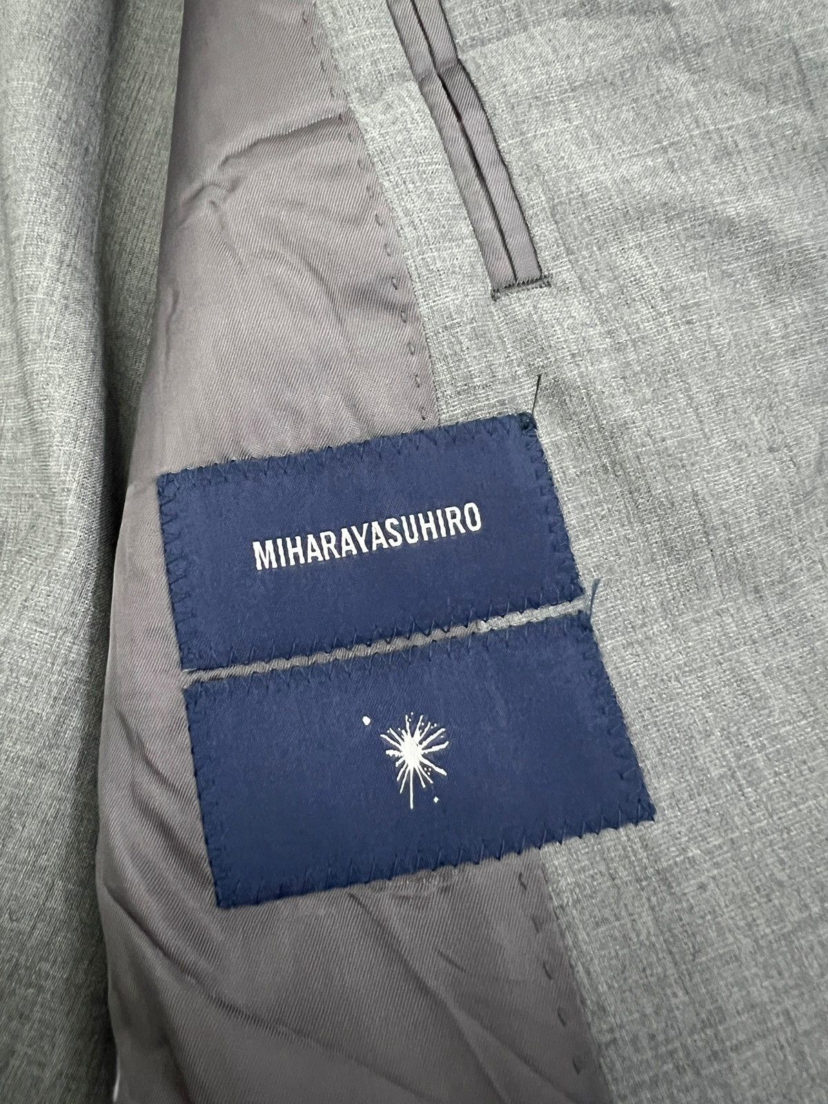 Maison MIHARA YASUHIRO Miharayasuhiro AW11 Gray Wool Blazer Jacket Size 48R - 8 Thumbnail