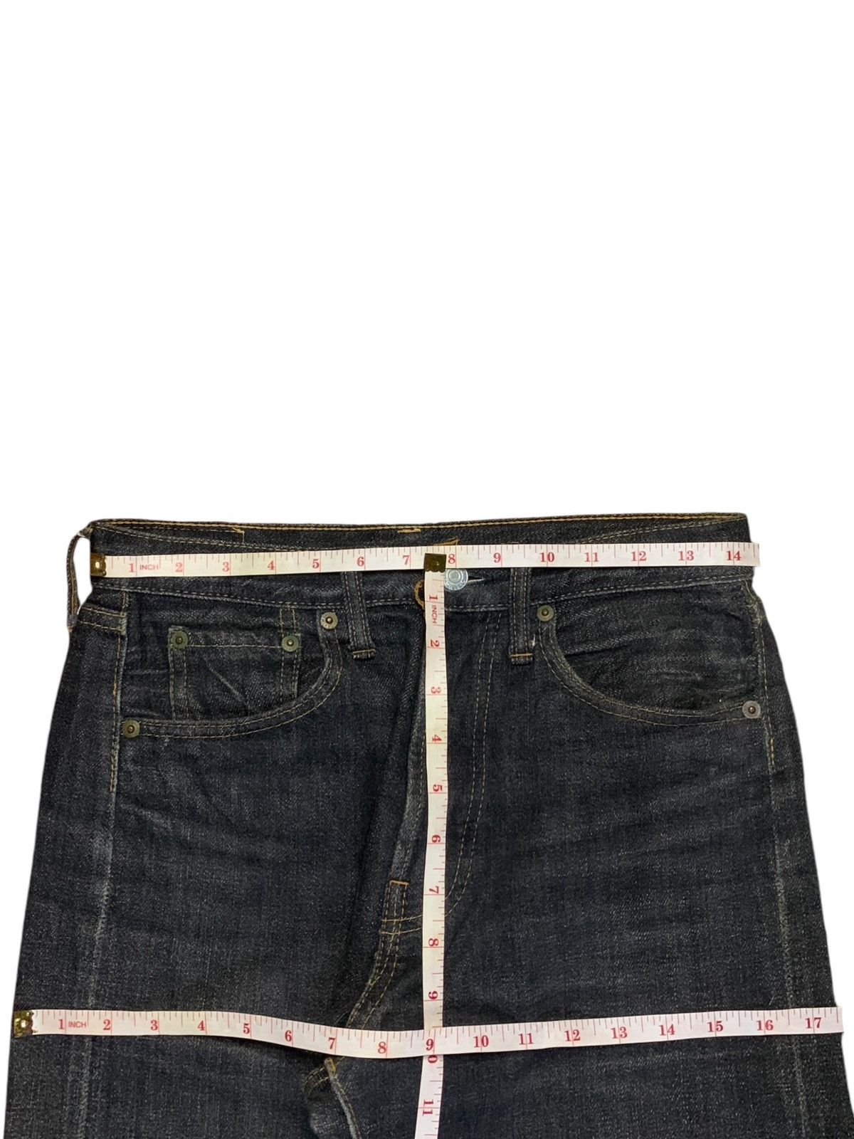 Denime Vintage Japanese Denime Button Fly Loose Selvedge Jeans Size US 29 - 12 Thumbnail