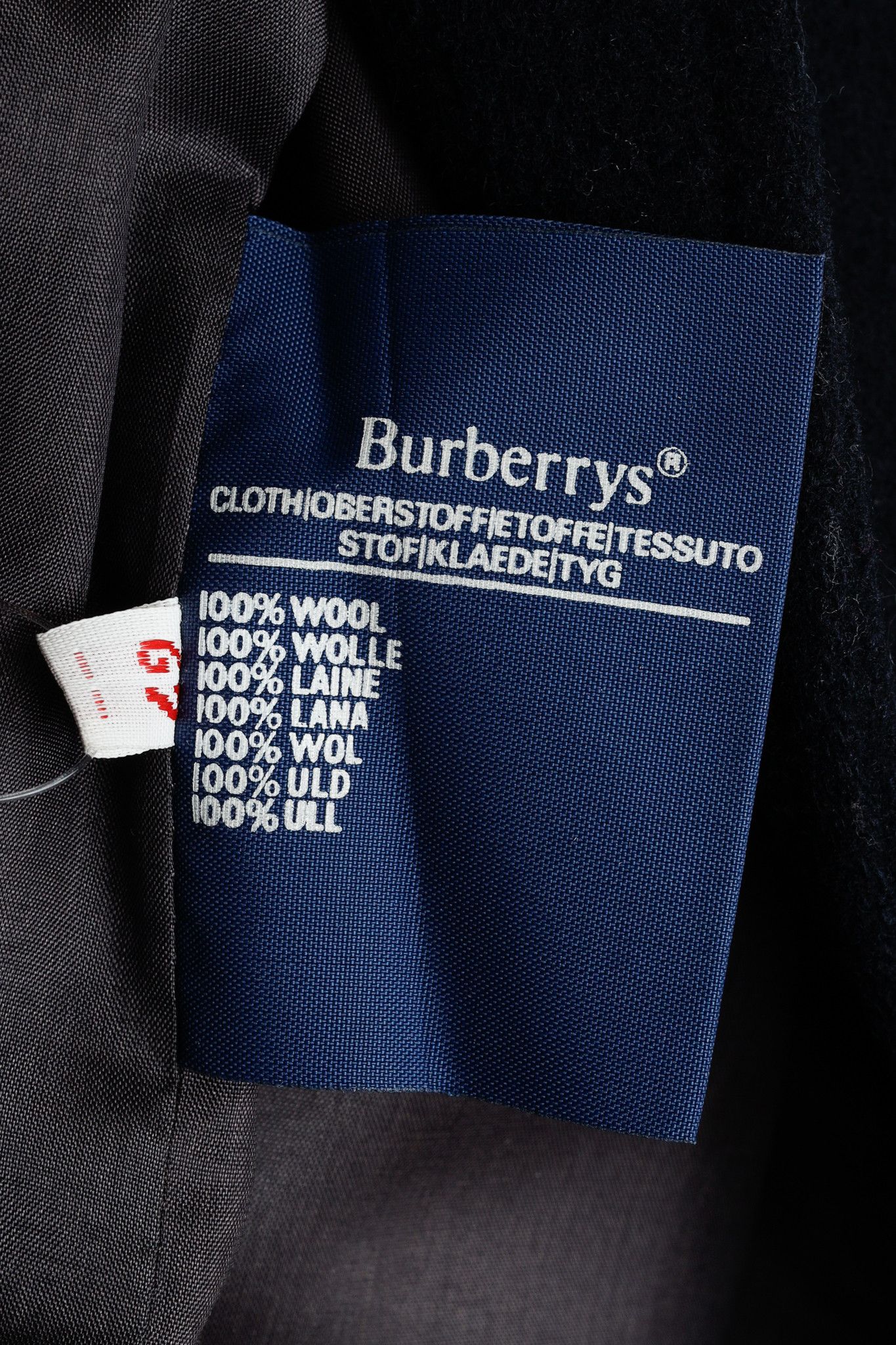 Burberry Burberry Vintage Navy Wool Chesterfield Coat Size US L / EU 52-54 / 3 - 10 Thumbnail
