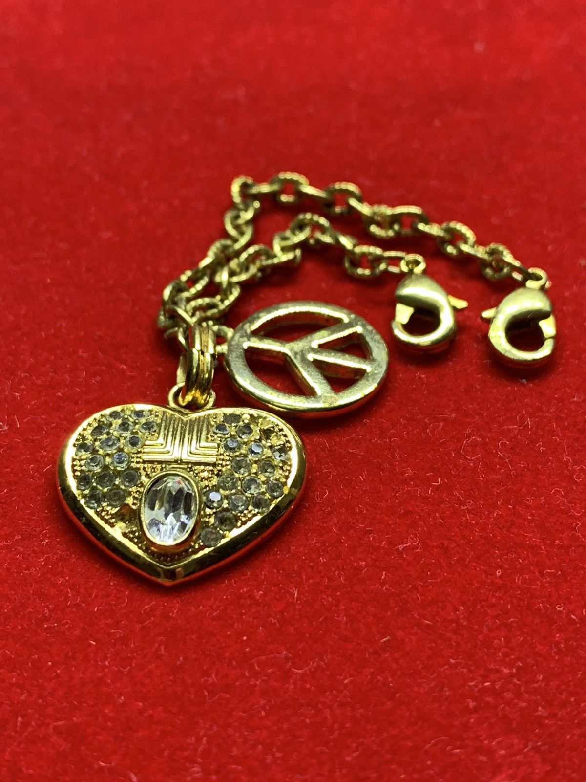 Jewelry Lanvin Diomands Peace Symbole Reworked Bracelet Pendant Size ONE SIZE - 1 Thumbnail