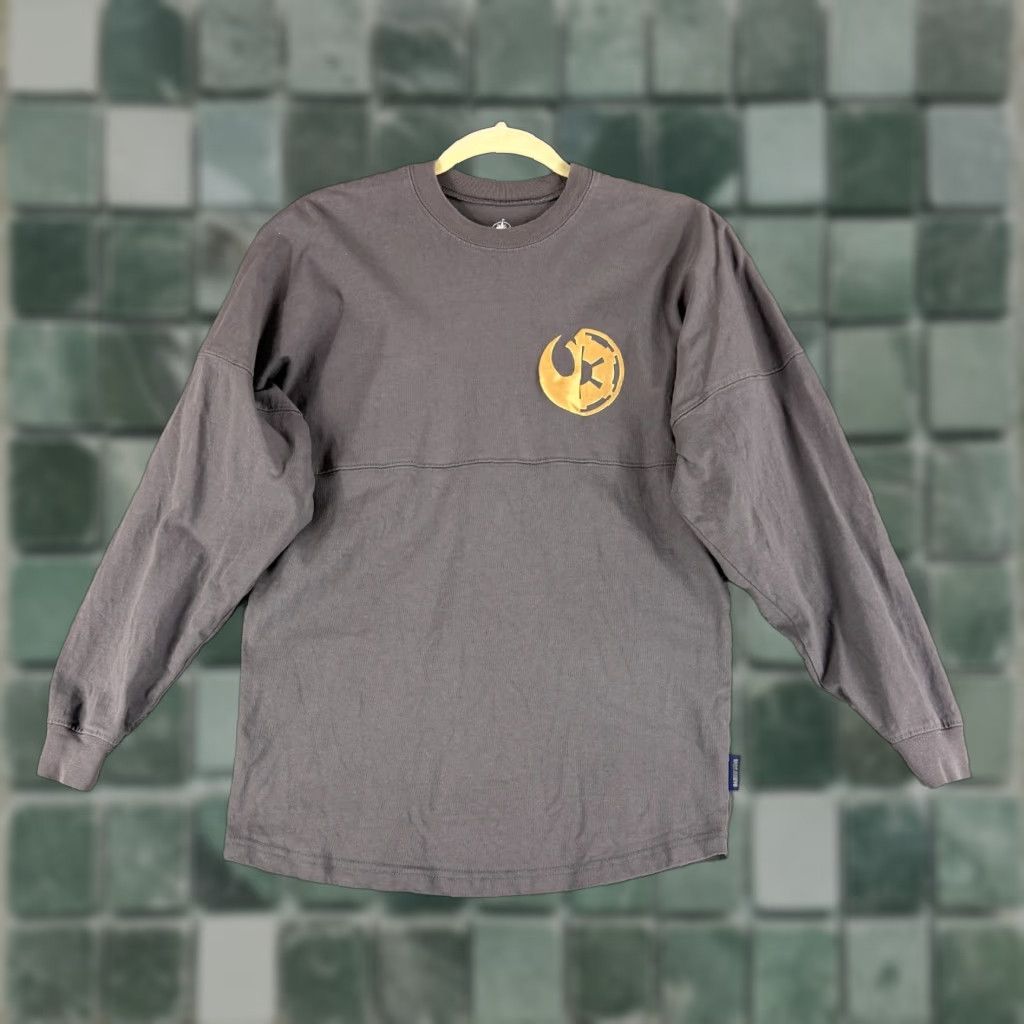 Disney Disney Spirit Jersey Galaxy's Edge Star Wars T-Shirt Womens XS Gray LS Size XS / US 0-2 / IT 36-38 - 1 Thumbnail