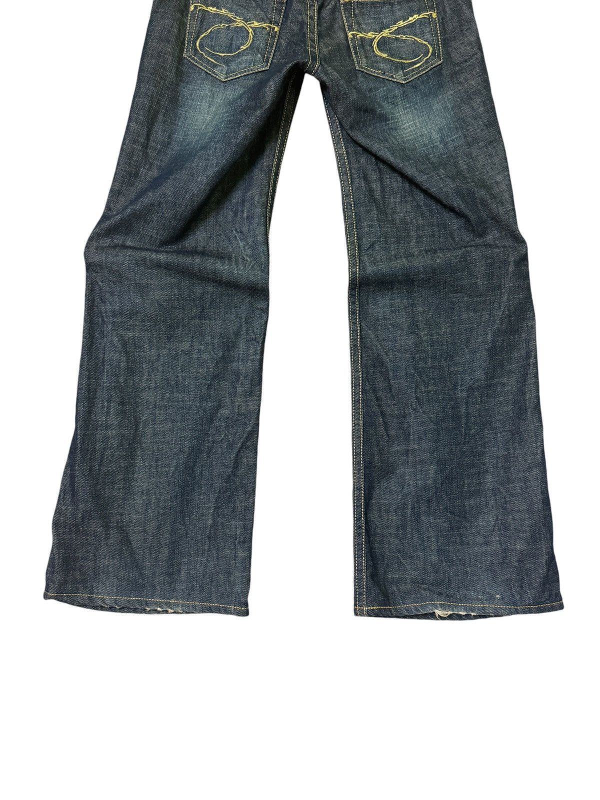 Hysteric Glamour WIDE LEG REDPEPPER BUCKLE BACK STUDDED CLAW MARKS NICE DENIM Size US 29 - 11 Thumbnail