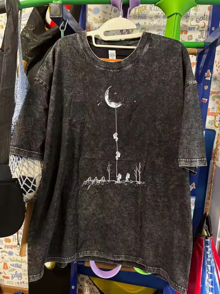 Japanese Brand Washed Out Style Climbing Moon Size US S / EU 44-46 / 1 - 1 Thumbnail