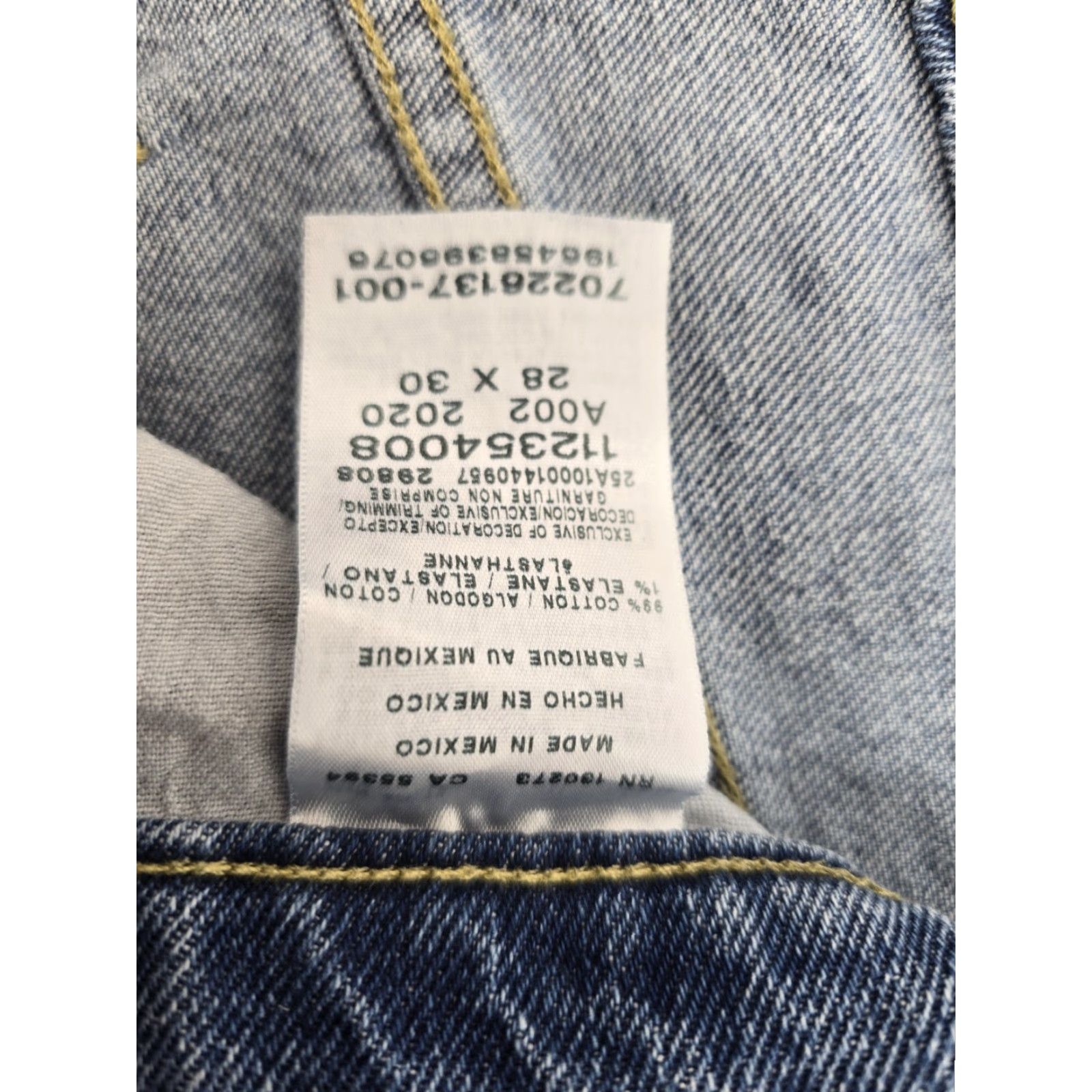 Lee Lee Regular Fit Jeans - Bootcut - Men - 28x30 - Blue - 5-Pocket - Cowhide Back Hole Size US 28 / EU 44 - 5 Thumbnail