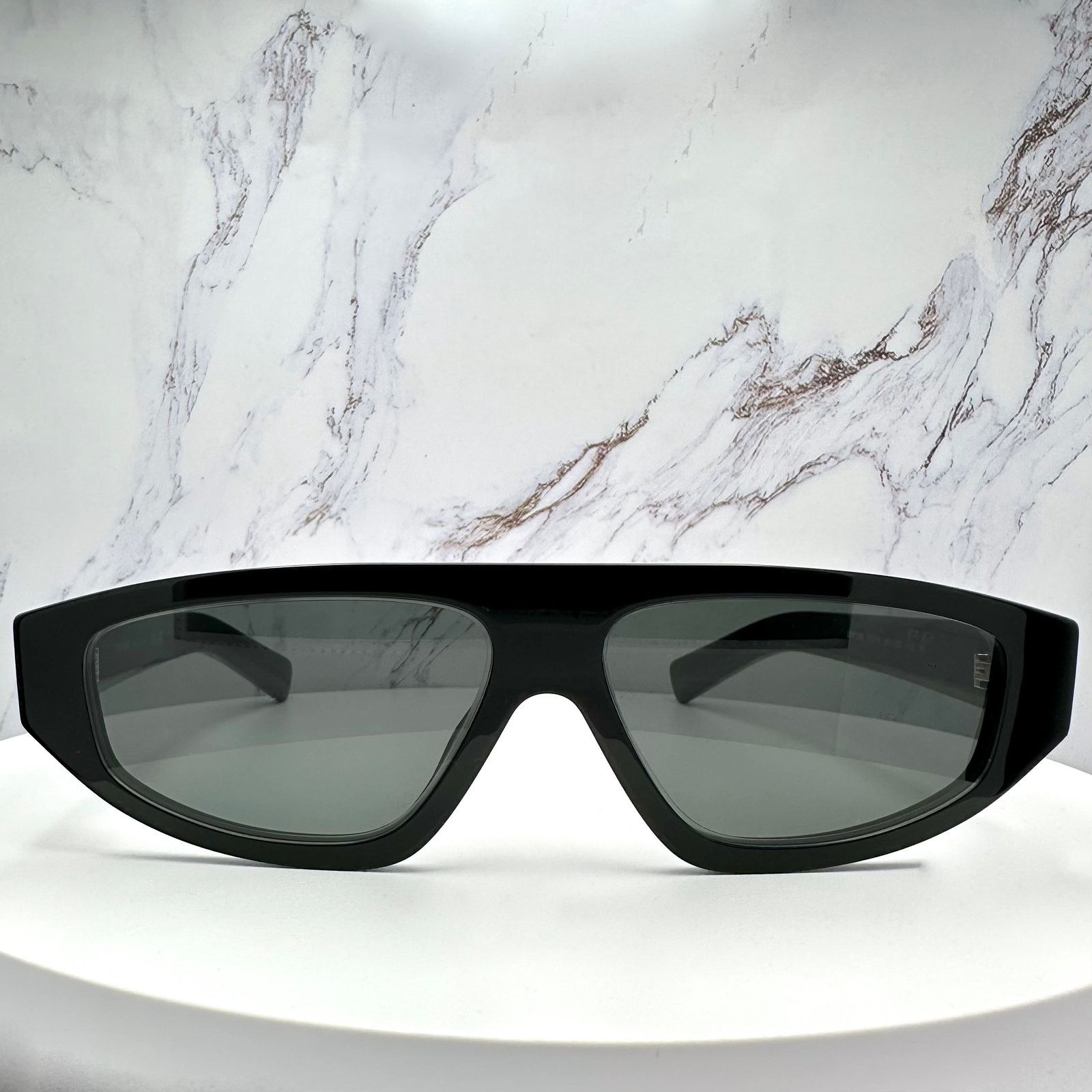 Prada New PRADA Sunglasses Black Gray Lens Authentic Prada Size ONE SIZE - 19 Thumbnail