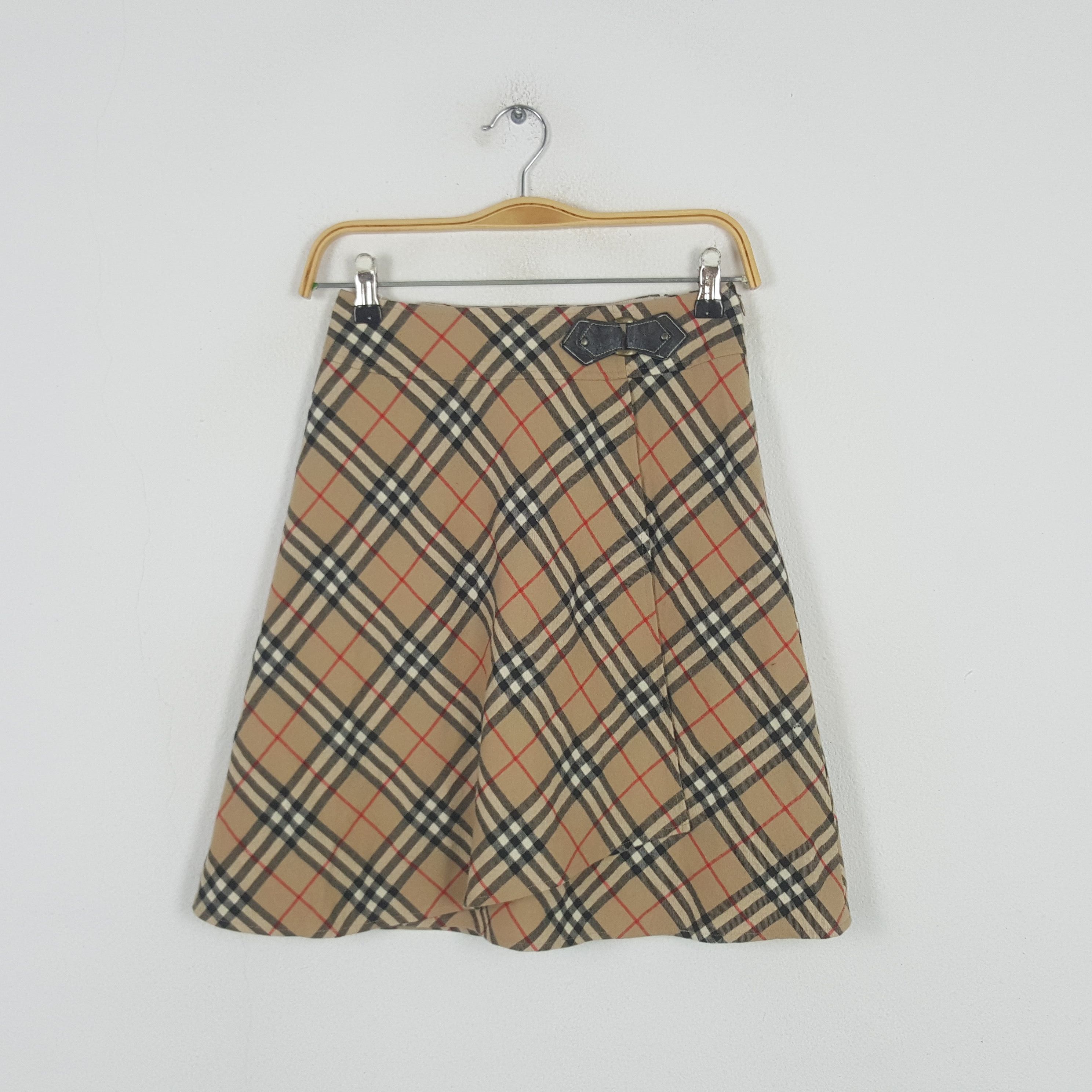 Burberry Vintage Burberry London Nova Check Skirt C280N30 Size 23" - 1 Thumbnail