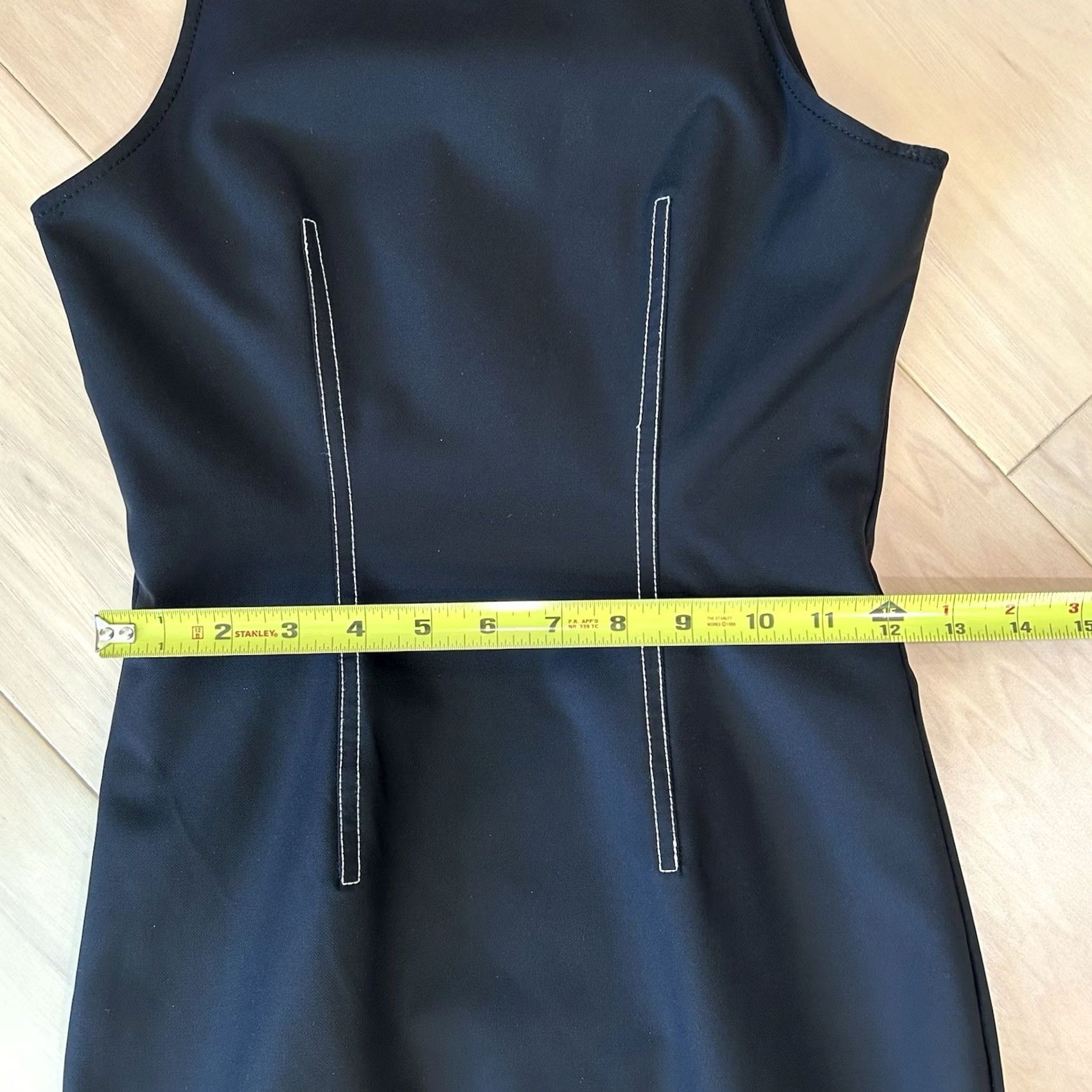 T by Alexander Wang T BY ALEXANDER WANG Black Sleeveless Full Zip Tech Mini Dress Women's 2 Size XS / US 0-2 / IT 36-38 - 6 Thumbnail