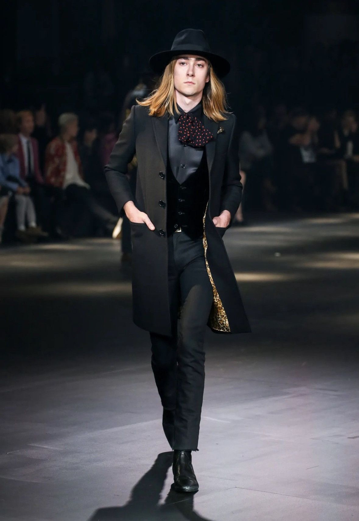 Saint Laurent Paris Saint laurent 16FW leopard lining chesterfield coat sz50 Size US M / EU 48-50 / 2 - 1 Thumbnail