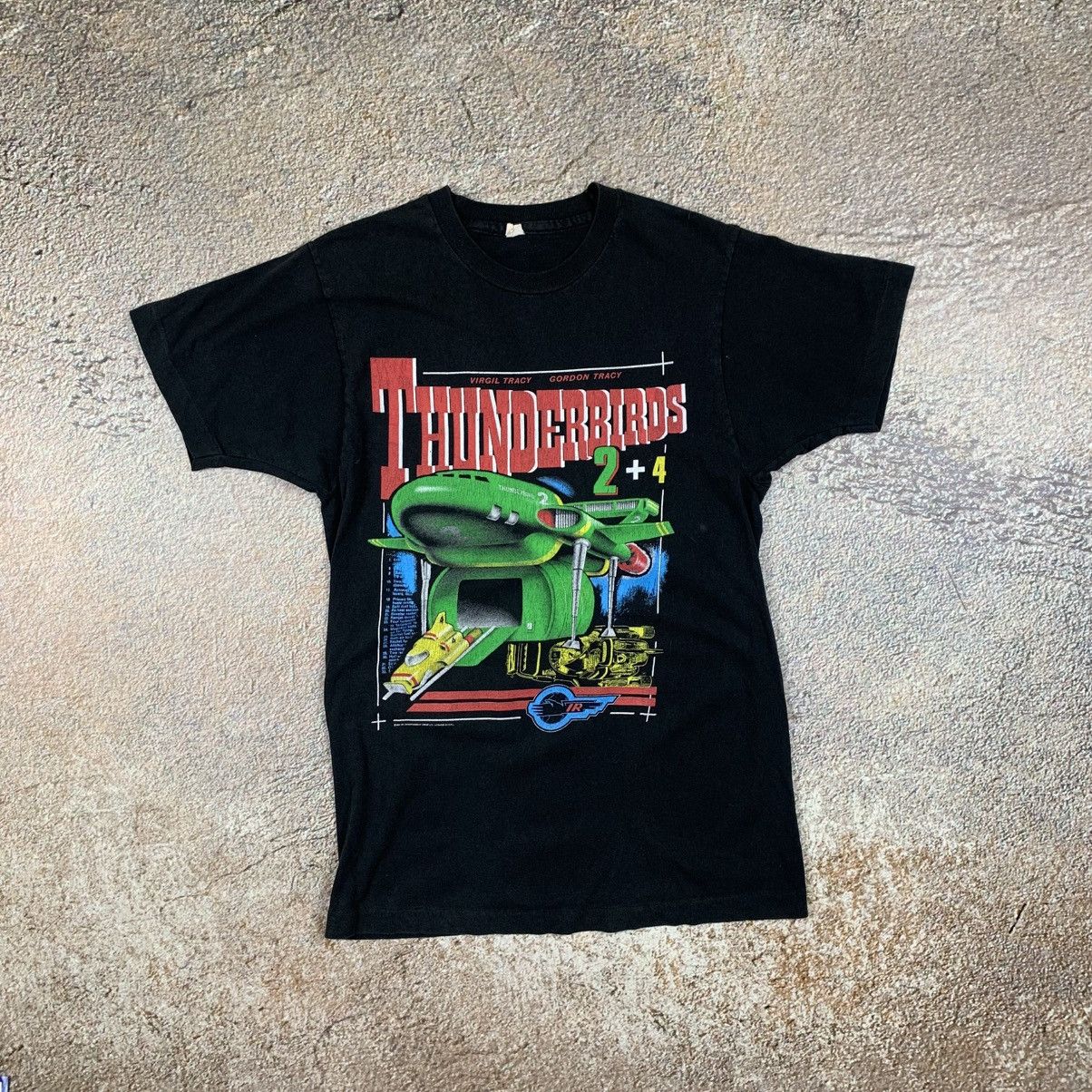 Vintage Vintage 1991 Thunderbirds T shirt Size US S / EU 44-46 / 1 - 1 Thumbnail