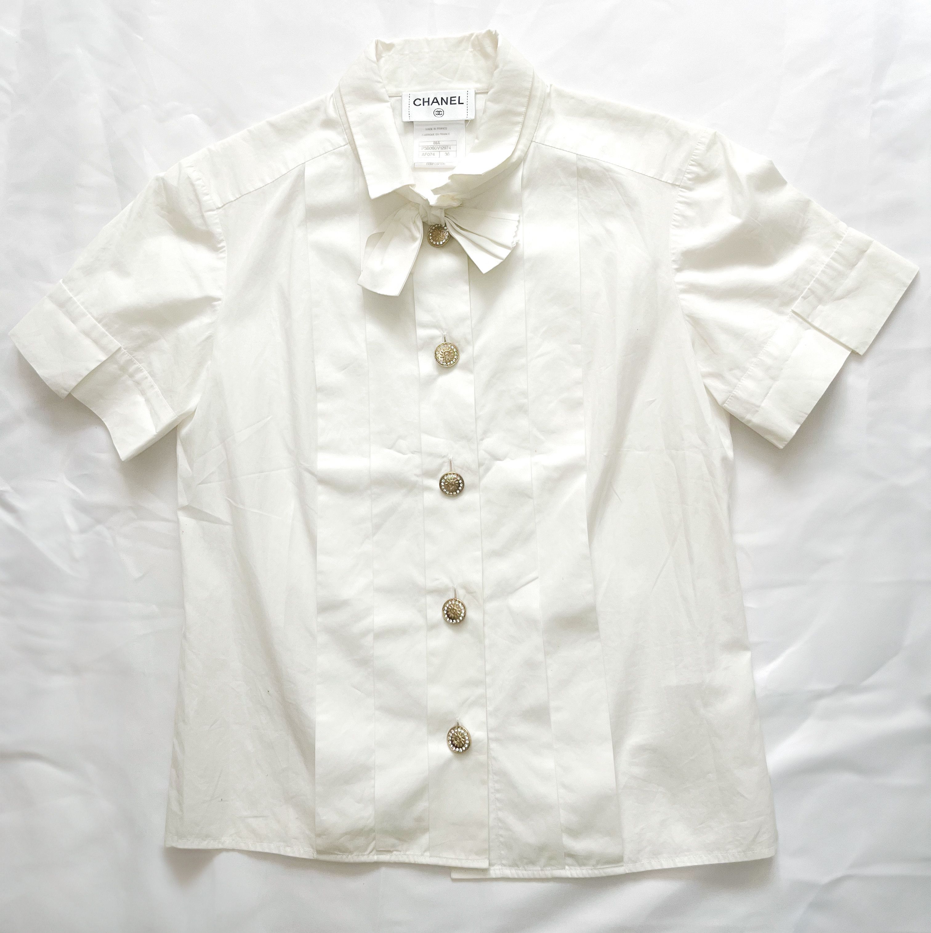 Chanel Chanel Blouse Size S / US 4 / IT 40 - 3 Thumbnail