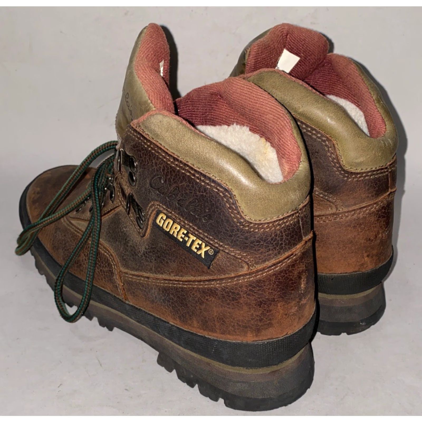 Vintage Cabela’s Womens Brown Leather Gore-Tex Ankle Boots Size 7.5B Boots Womens Brown Leather Gore-Tex Hiking Ankle Boots 7.5B Womens Size US 7.5 / IT 37.5 - 2 Thumbnail