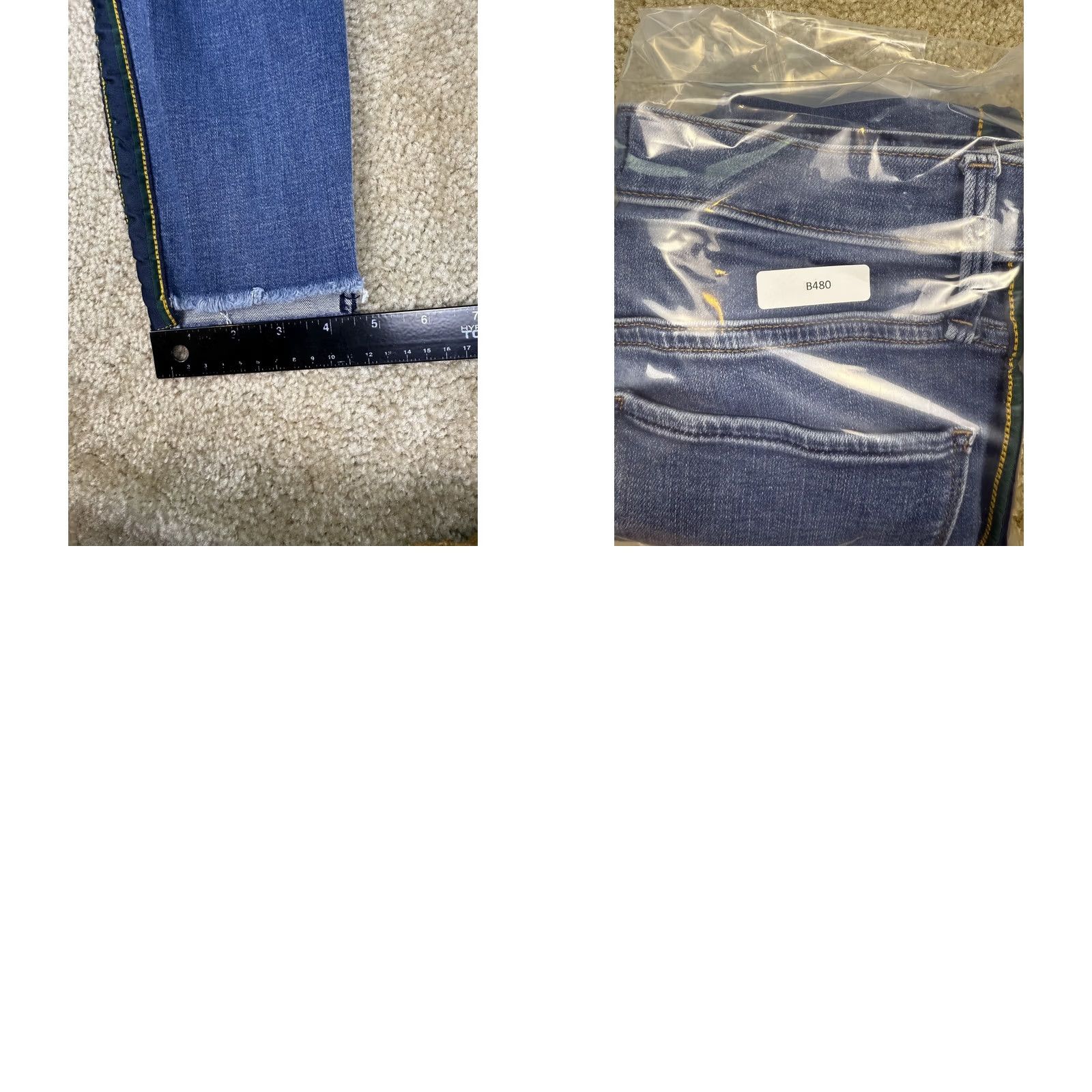 Abercrombie & Fitch Abercrombie & Fitch Simone High Rise Ankle Jeans Size 27/4r Blue B480 Women's Size 26" / US 2 / IT 38 - 9 Thumbnail