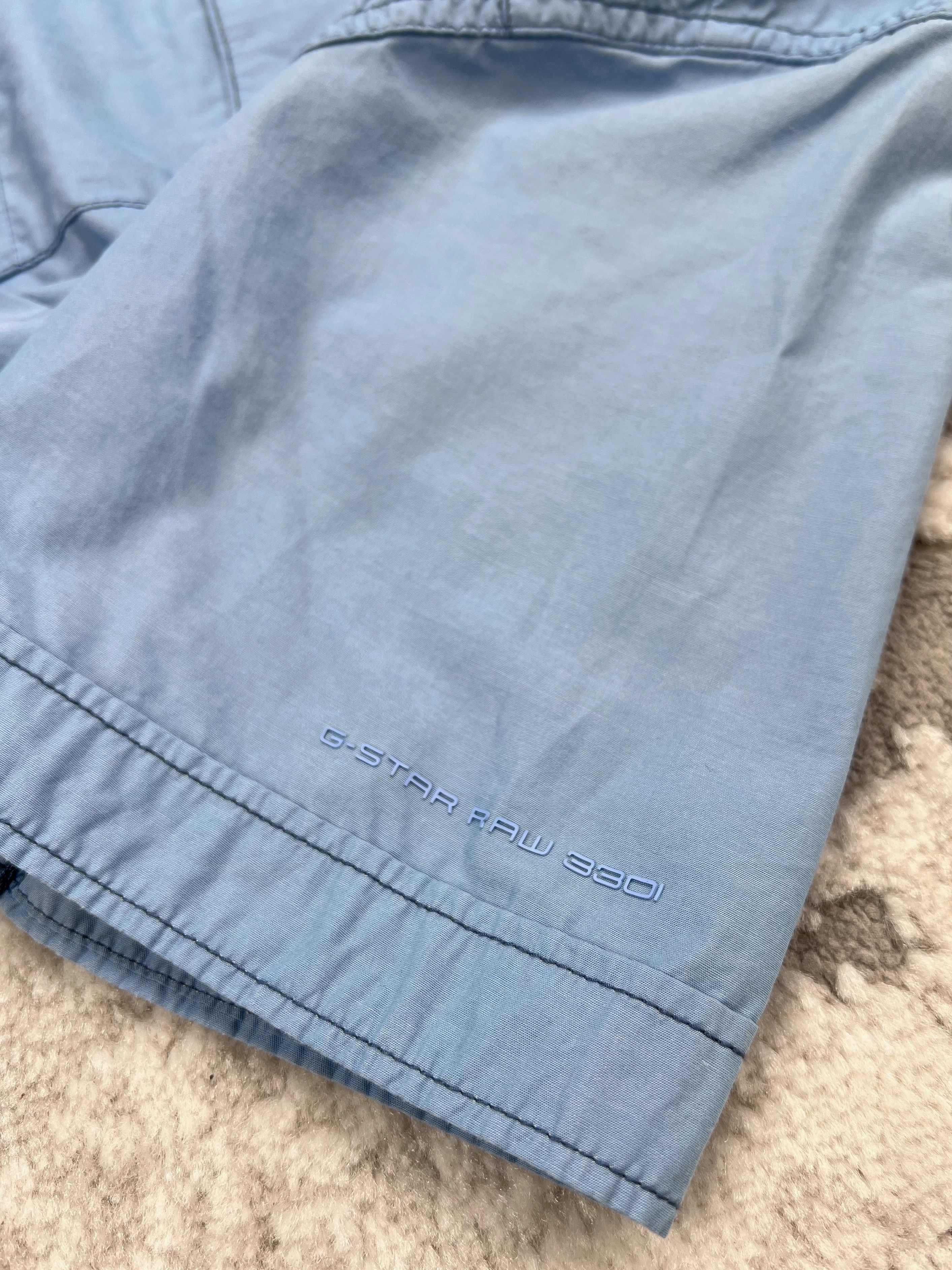 G-Star G-Star RAW Strike Shirt S/S Blue Workwear Style Size US M / EU 48-50 / 2 - 6 Thumbnail