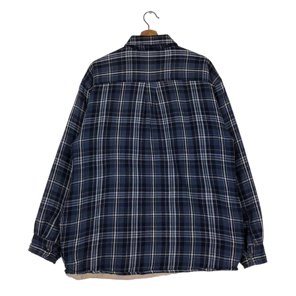 Flannel VINTAGE FLANNEL SHIRT JACKET LEVI’S SHEARLING TARTAN DESIGN Size US L / EU 52-54 / 3 - 9 Thumbnail