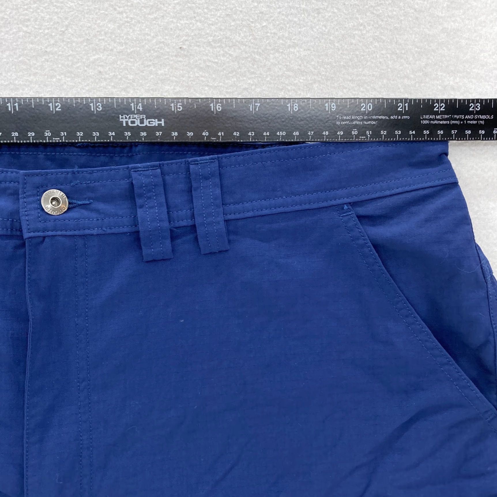 Vintage Duluth Armachillo Cargo Shorts Mens 44 Relaxed Blue Ripstop Hiking Shorts Size US 44 / EU 60 - 7 Thumbnail