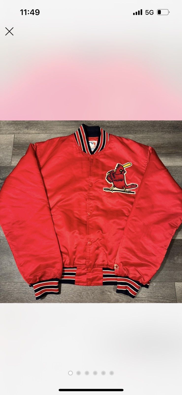 Starter Vintage St Louis Cardinals Starter jacket large Size US L / EU 52-54 / 3 - 1 Thumbnail