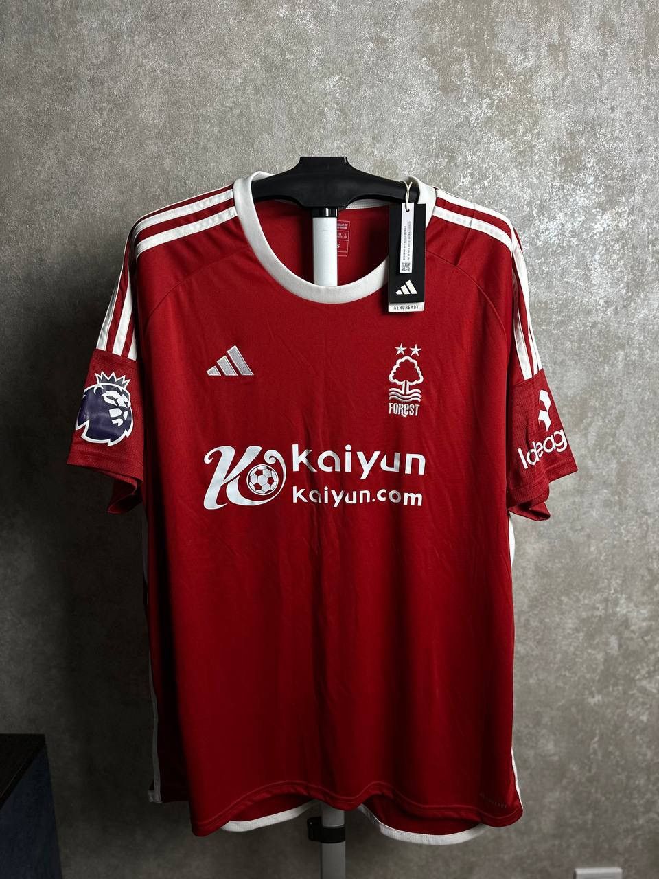Adidas Adidas 2023-24 Nottingham Forest Home Shirt Soccer Jersey Size US XXL / EU 58 / 5 - 1 Thumbnail