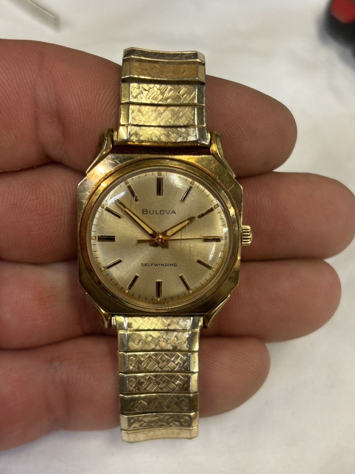 Bulova Vintage Bulova M6 Self Winding Gold Tone Men’s Watch It runs Size ONE SIZE - 1 Thumbnail